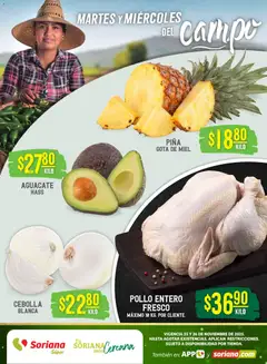 Vista previa de Soriana - Martes y Miércoles del Campo Súper: Nuevo León, Ciudad Victoria y Tampico, nuevo folleto de la tienda, válido en México a partir del 26.11.2025