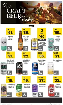Preview of Coles Catalogue NT - valid from 21.01.2026 | Page: 47 | Products: Beer, Wood, Hat