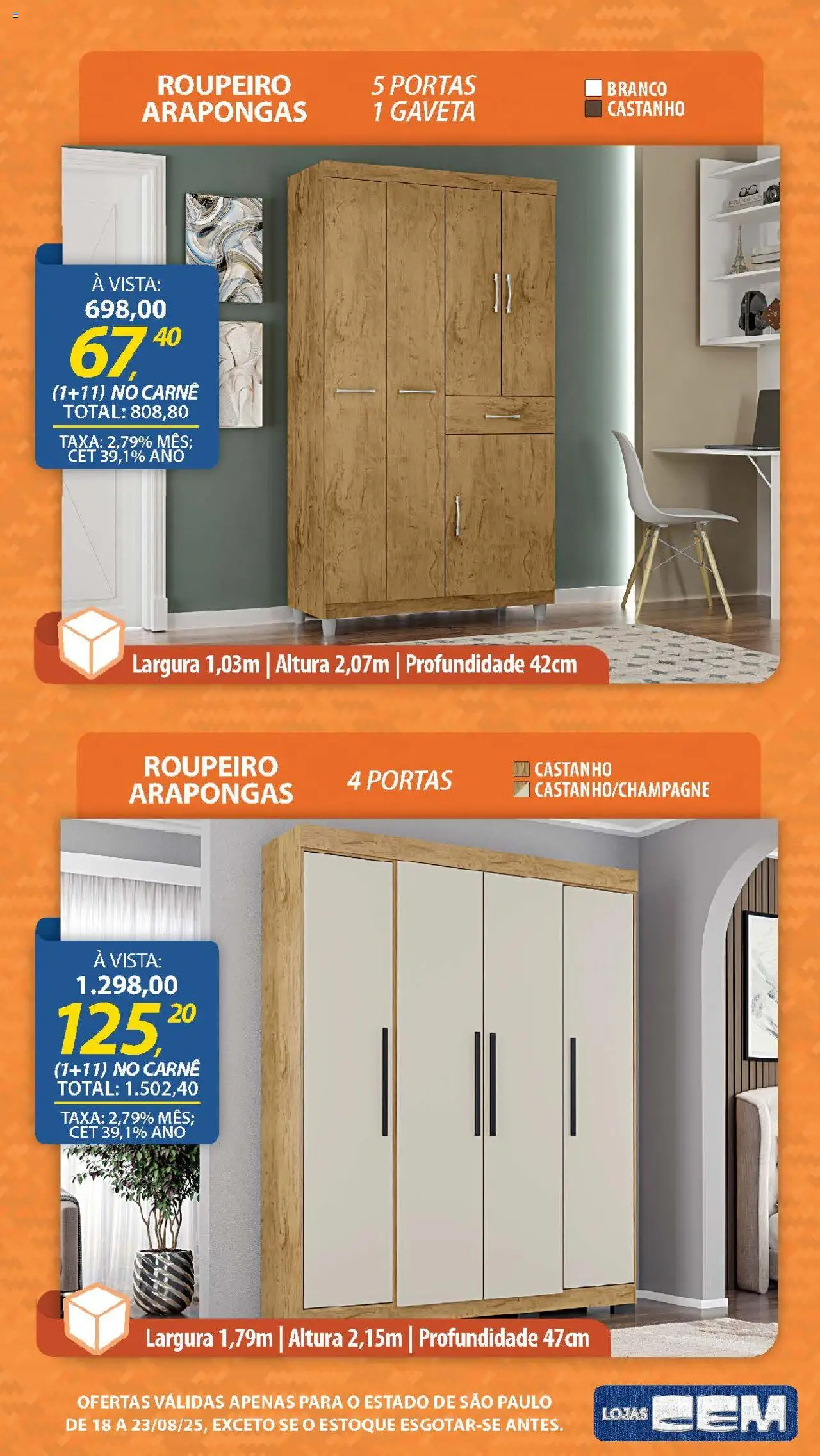 Lojas Cem Folheto - válido de 18.08.2025 | Página: 47 | Produtos: Carne