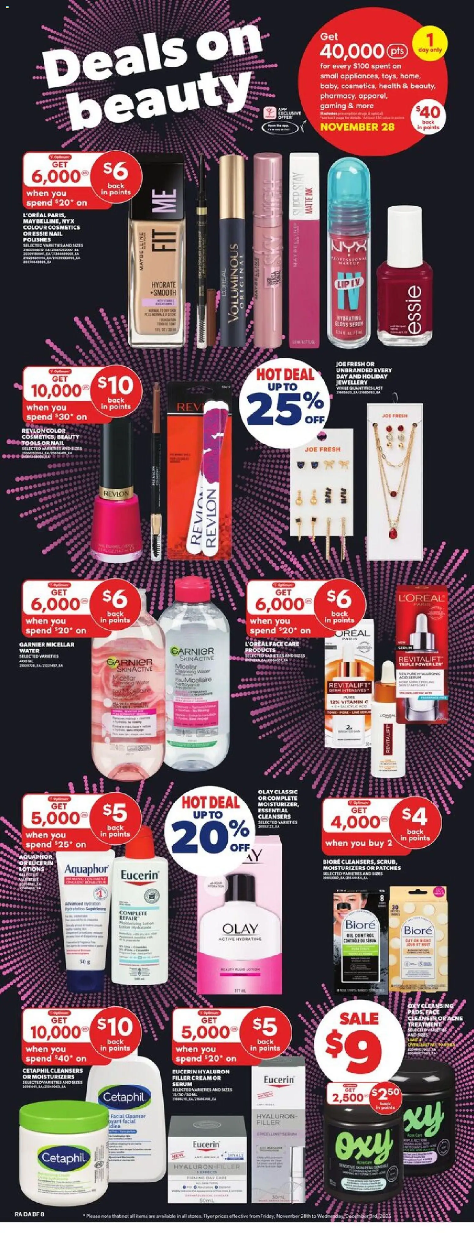 Atlantic Superstore flyer valid from 27.11.2025 | Page: 8 | Products: Micellar water, Oil