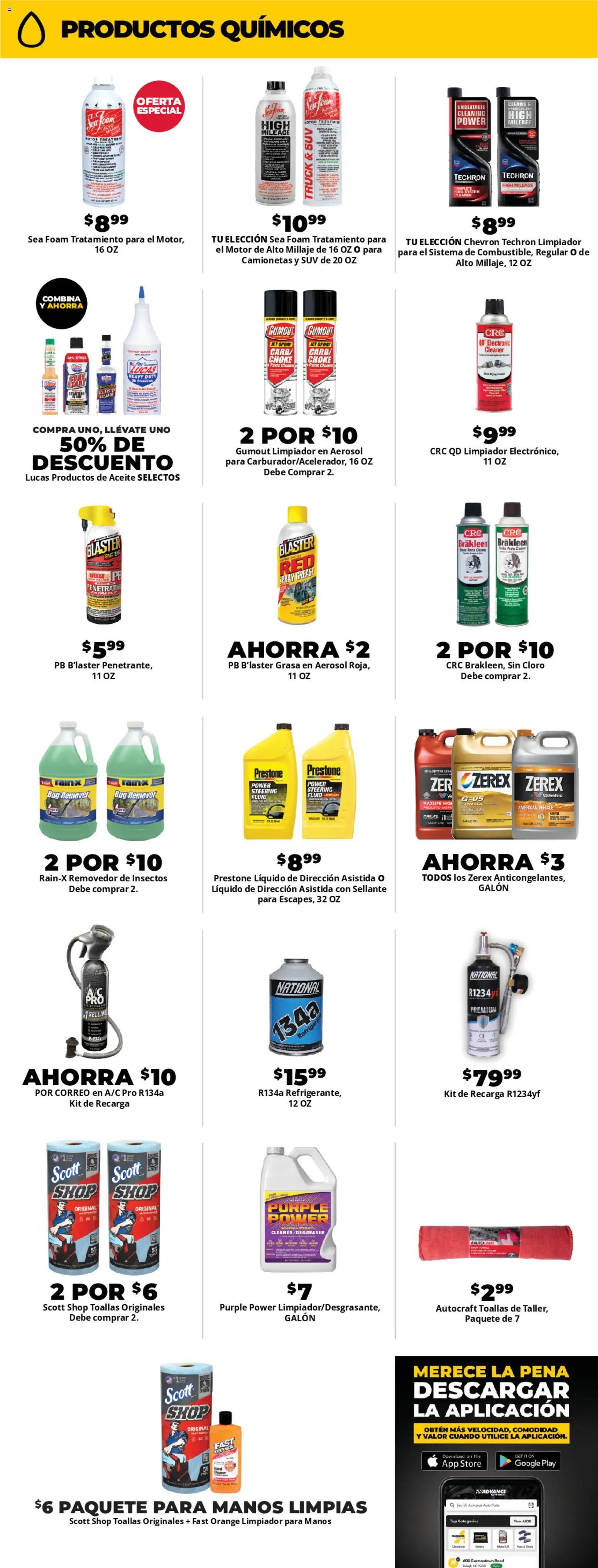 Advance Auto Parts Sales Ad - Spanish - valid from 26.04.2026 | Page: 3 | Products: Steering