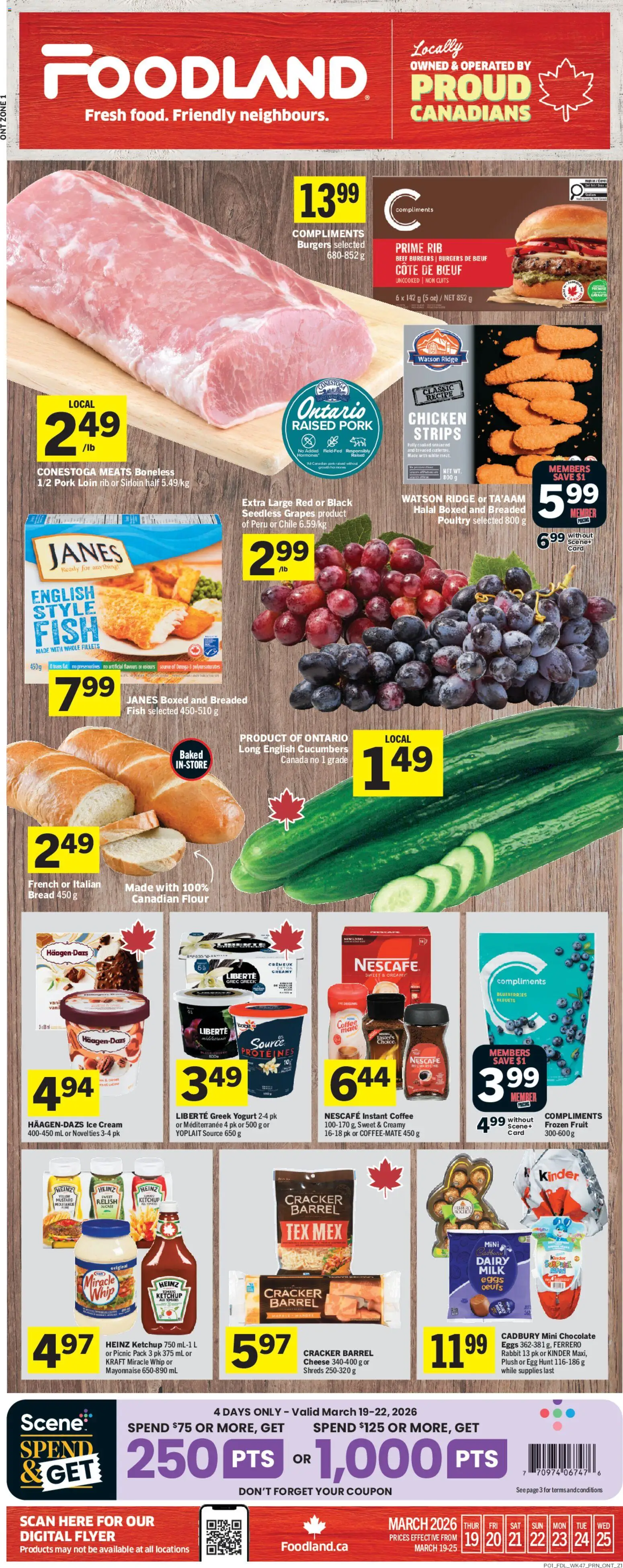 Foodland flyer valid from 19.03.2026 | Page: 1