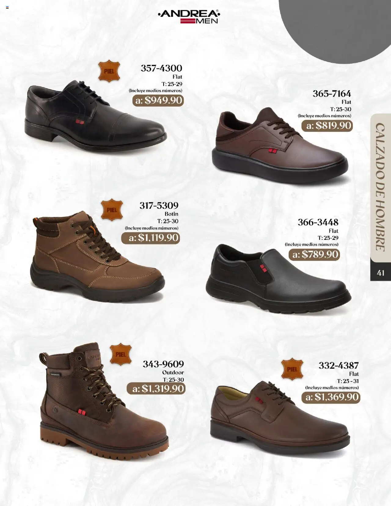 Nuevas ofertas de Andrea válidas en toda la República Mexicana desde el 24.08.2025. ¡Encuentra las mejores ofertas en Andrea - Catálogo Esenciales de Otoño! | Página: 41 | Productos: Botín