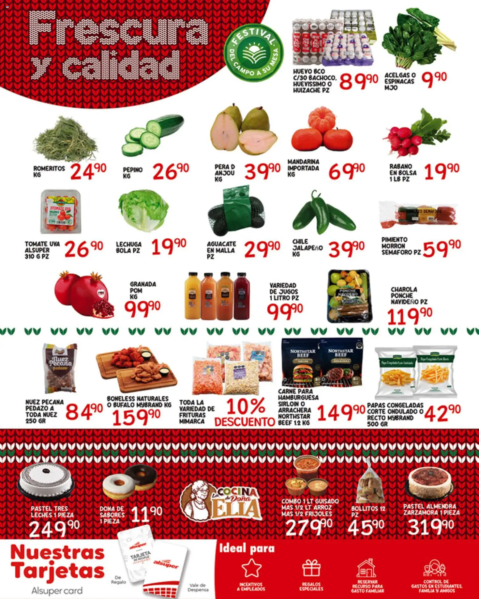 Nuevas ofertas de Alsuper válidas en toda la República Mexicana desde el 23.12.2025. ¡Encuentra las mejores ofertas en Alsuper folleto Chihuahua Estado! | Página: 6 | Productos: Tomate, Aguacate, Cocina, Malla