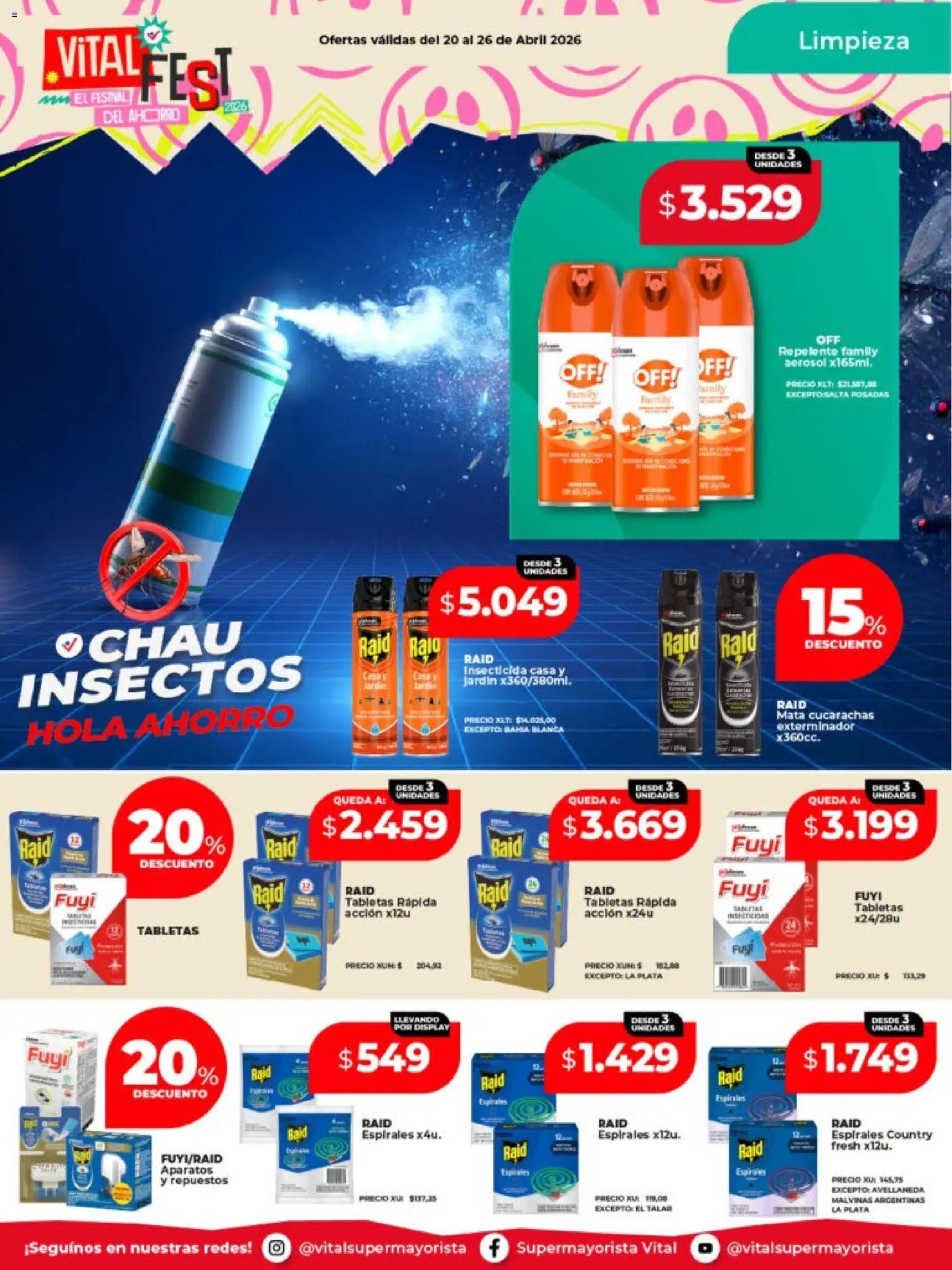 Vital - Ofertas │ válido desde el 20.04.2026 | Página: 10 | Productos: Repelente, Insecticida