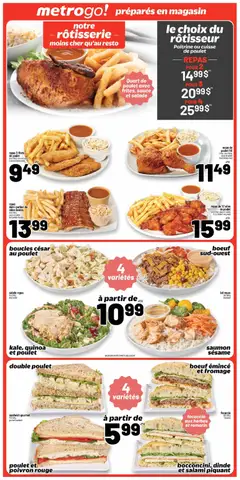 Preview of Metro weekly flyer / circulaire from shop Metro valid from 23.04.2026 | Page: 16 | Products: Salad, PC, Salami, Chicken