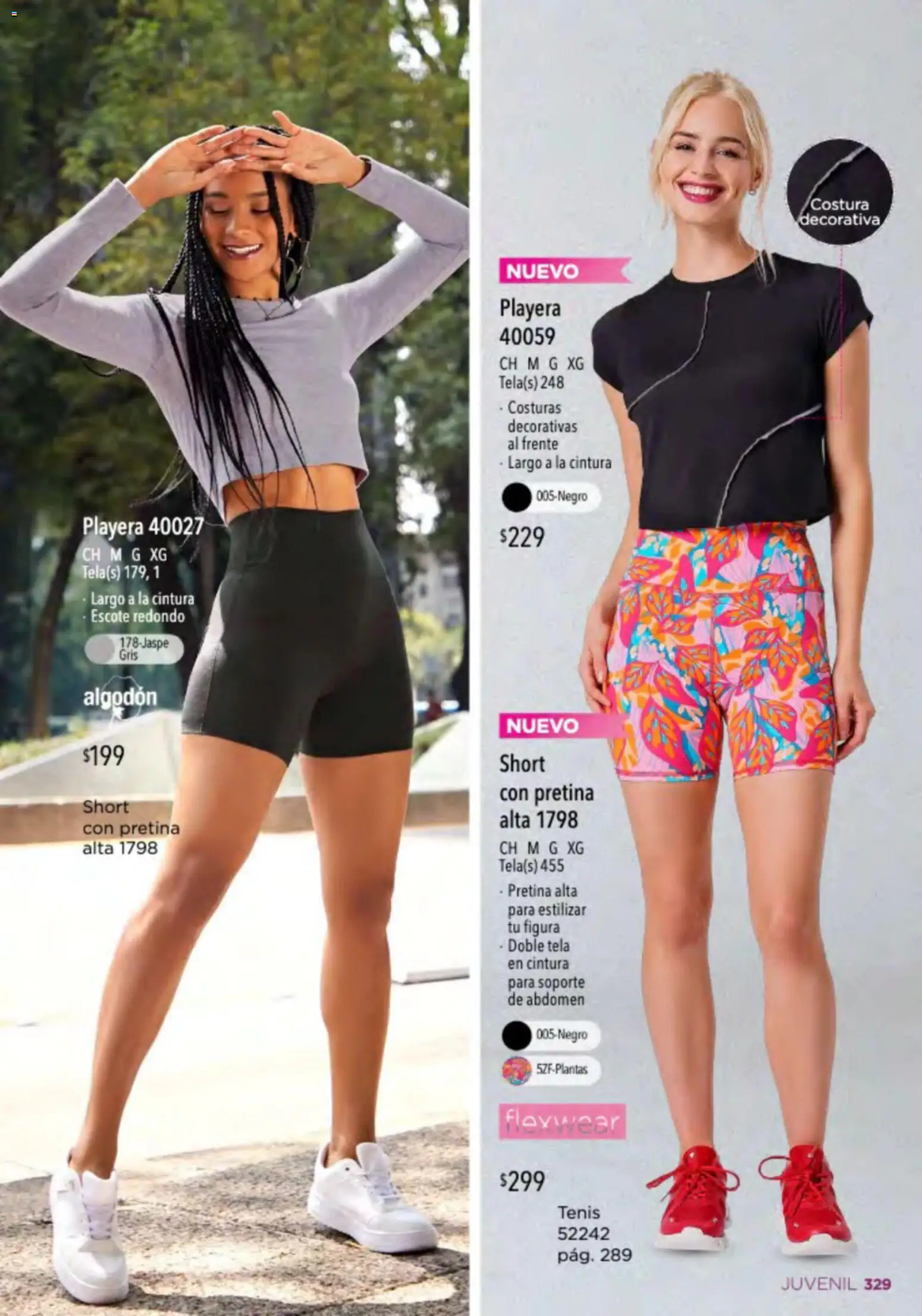 Nuevas ofertas de Ilusión válidas en toda la República Mexicana desde el 01.03.2026. ¡Encuentra las mejores ofertas en Ilusión catálogo Primavera! | Página: 331 | Productos: Tenis, Algodón, Playera, Short