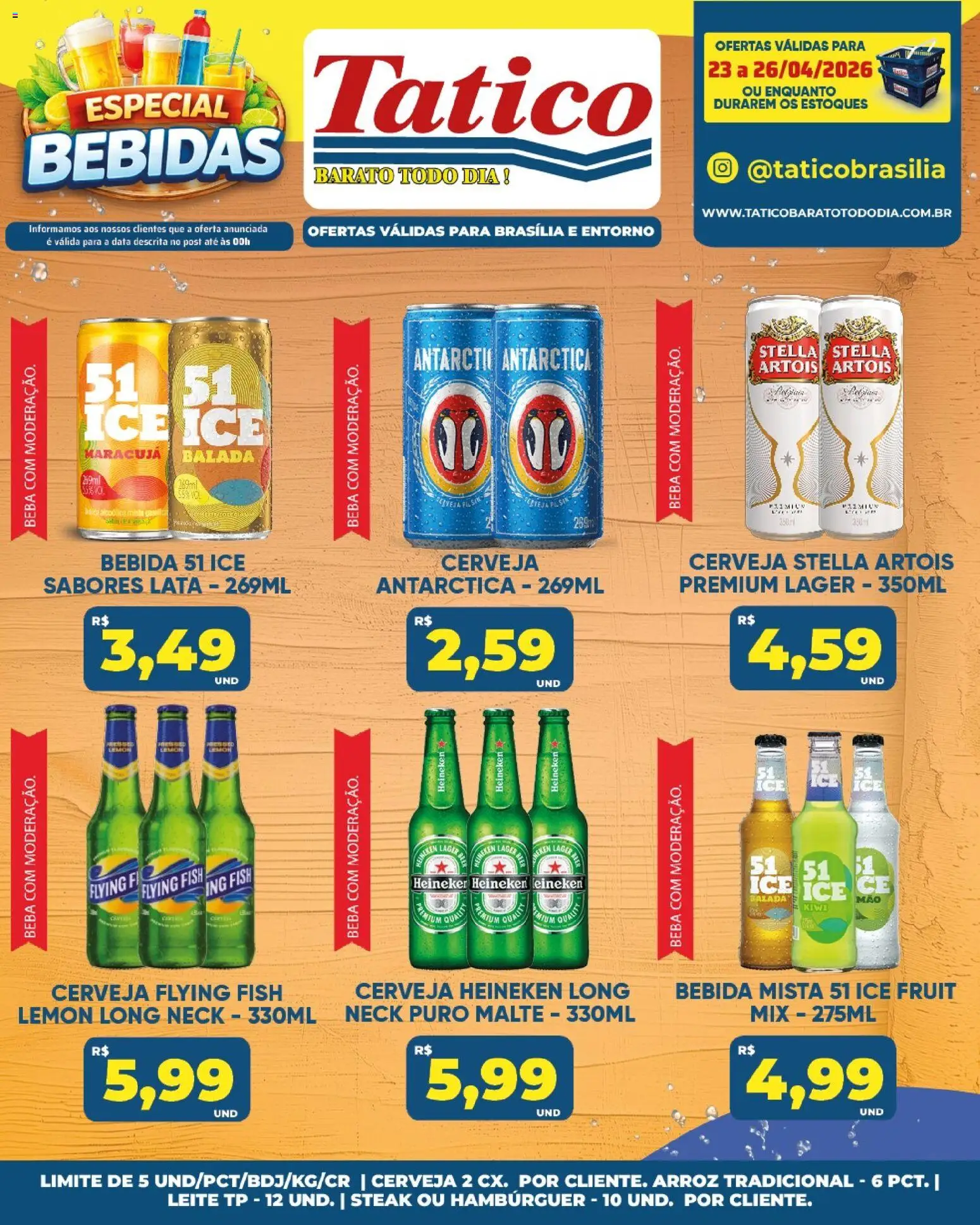 Tatico Folheto - válido de 25.04.2026 | Página: 35 | Produtos: Maracujá, Arroz, Hambúrguer, Bebida