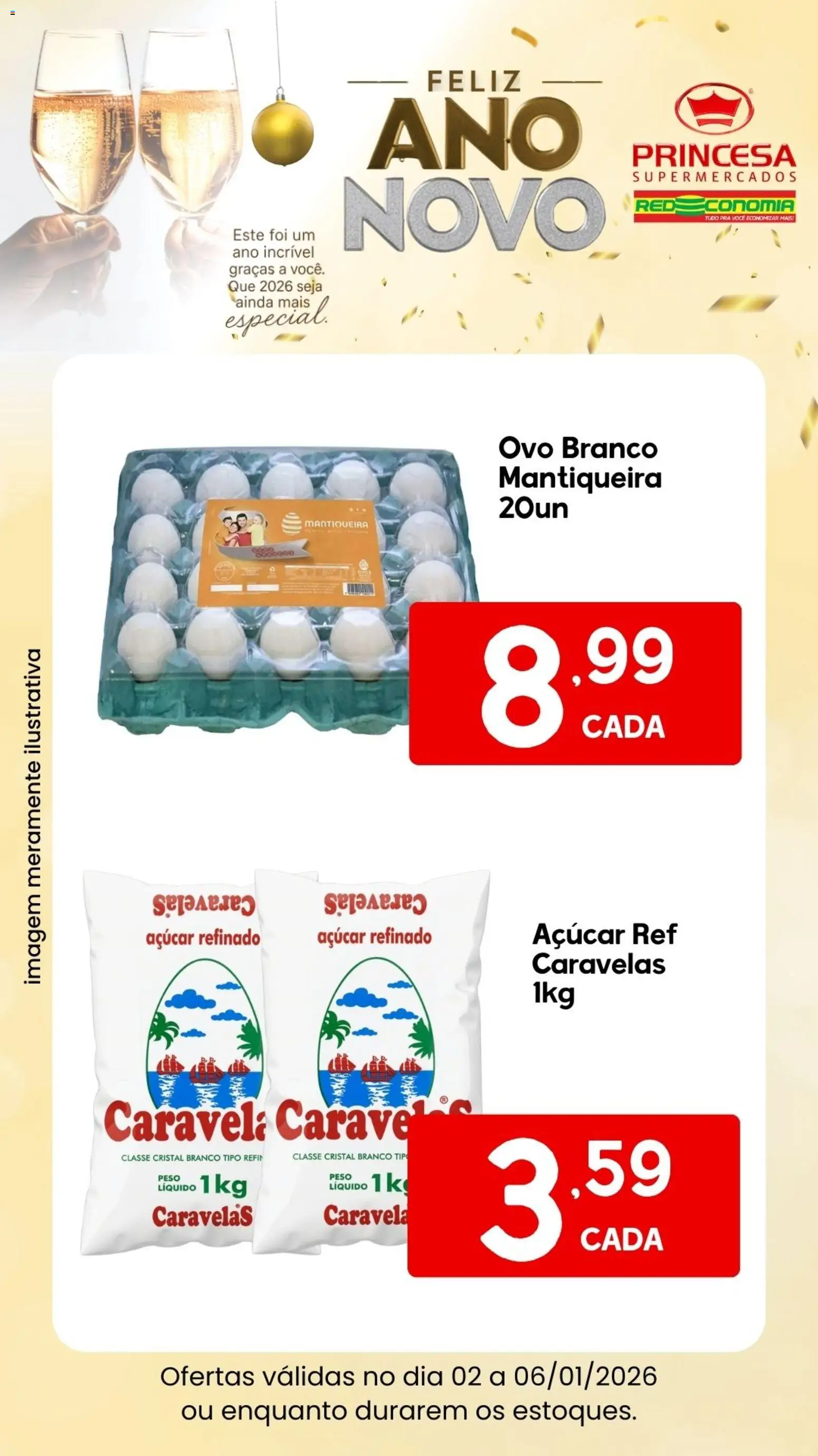 Princesa Folheto - válido de 02.01.2026 | Página: 6 | Produtos: Açúcar