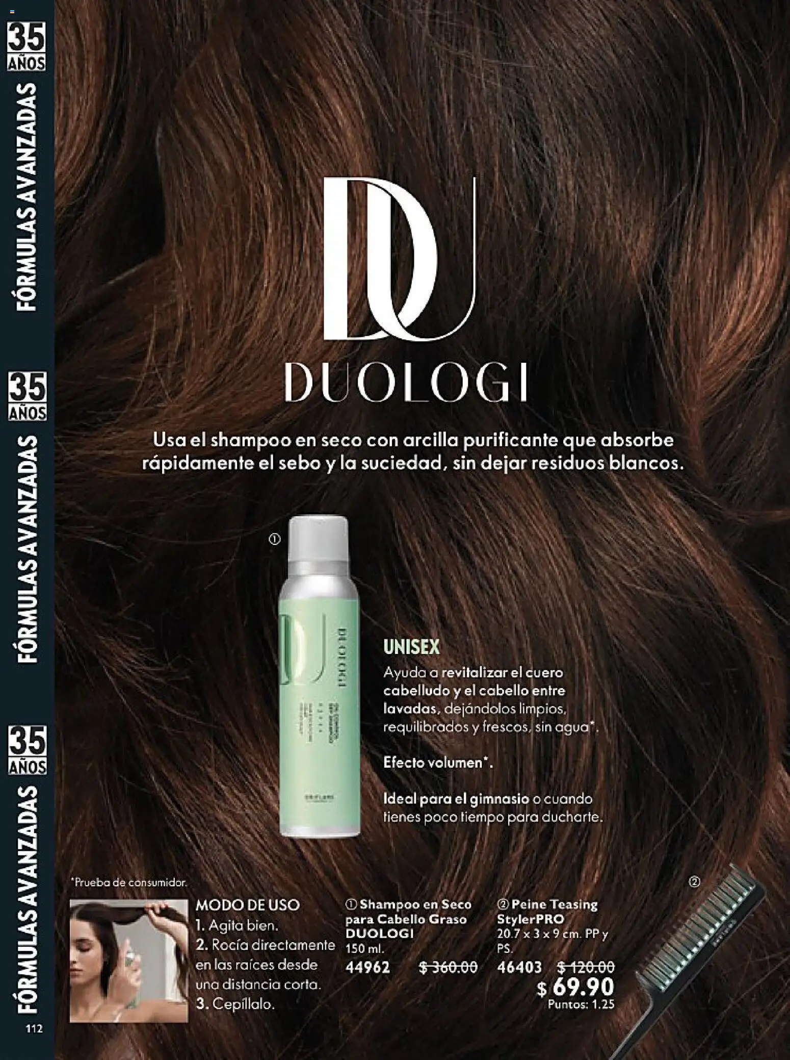 Nuevas ofertas de Oriflame válidas en toda la República Mexicana desde el 14.02.2026. ¡Encuentra las mejores ofertas en Oriflame campaña 3 2026! | Página: 112 | Productos: Agua, Peine