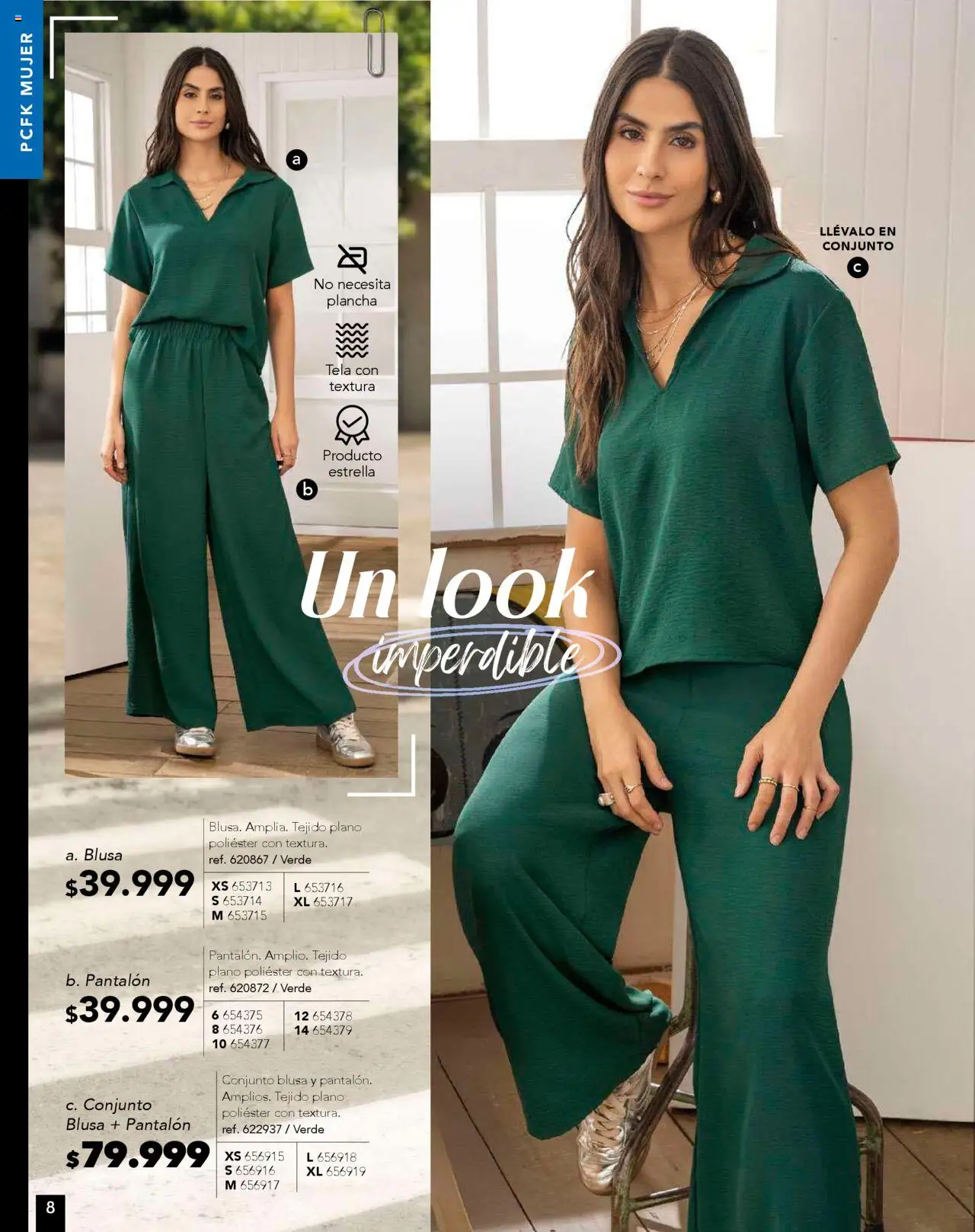 Pacifika revista - valida desde el 01.09.2025 | Página: 8 | Productos: Plancha, Conjunto, Blusa