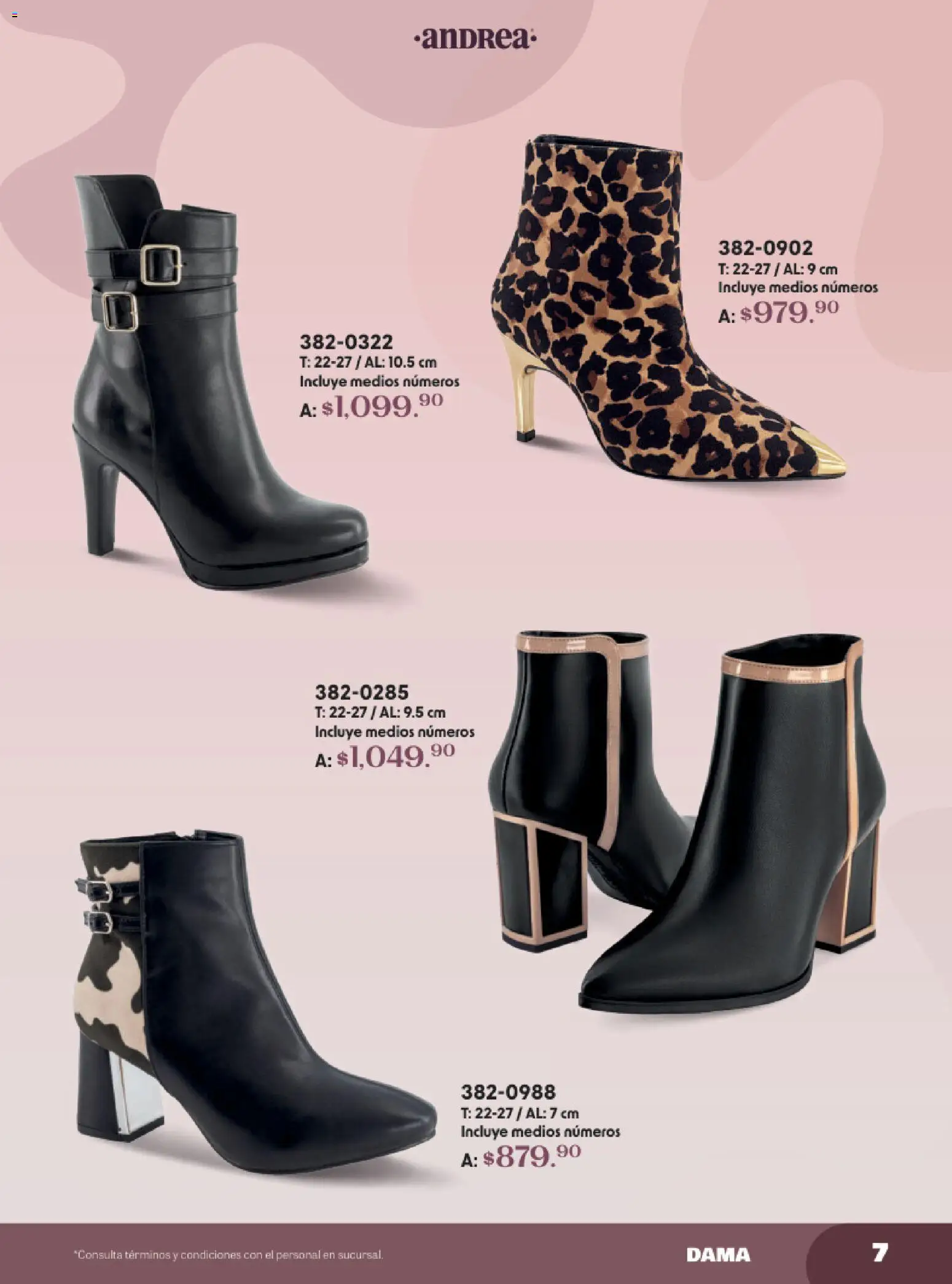 Nuevas ofertas de Andrea válidas en toda la República Mexicana desde el 19.10.2025. ¡Encuentra las mejores ofertas en Andrea catálogo Lo Más Abrigador! | Página: 7