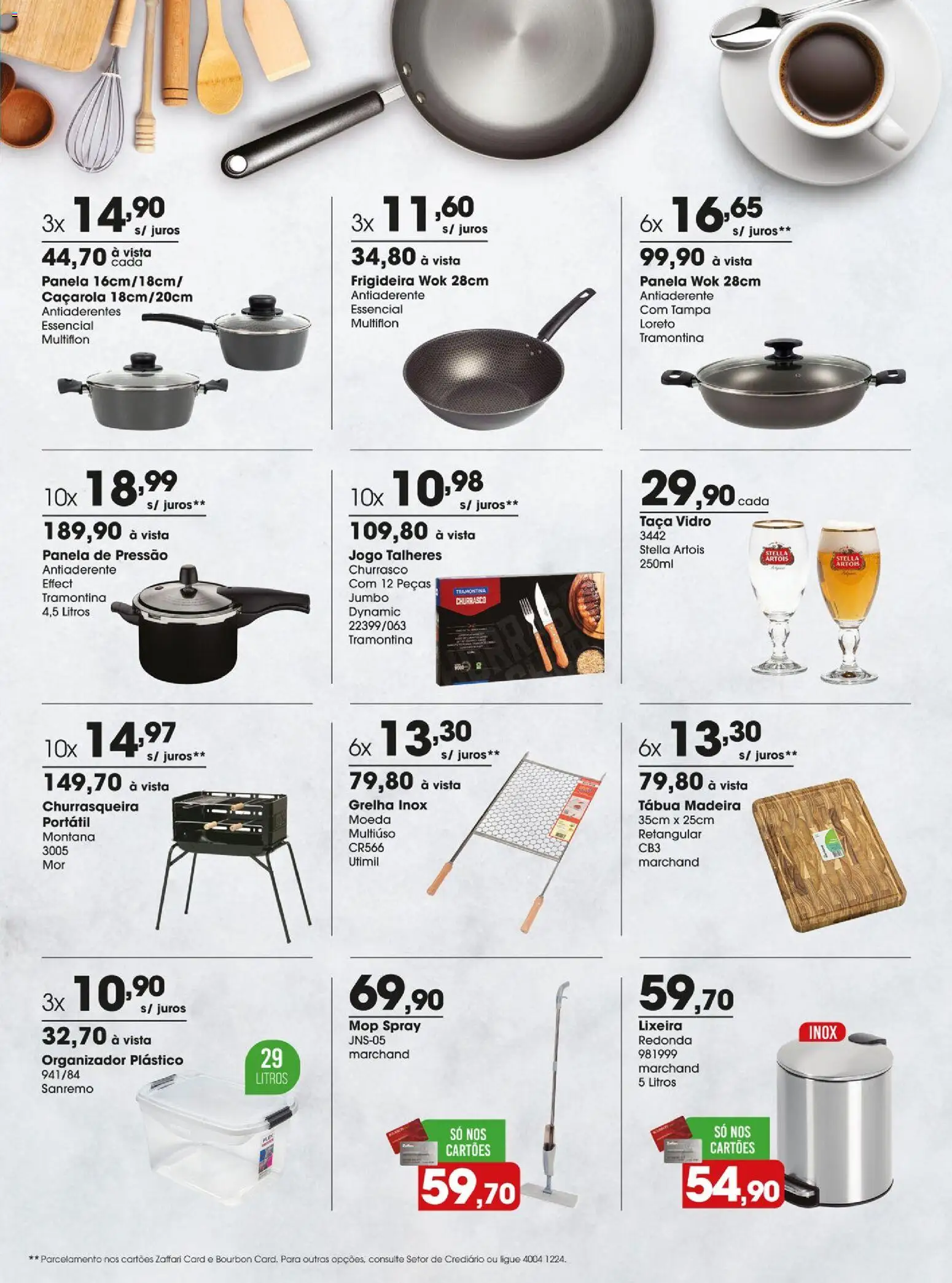 Zaffari Folheto - válido de 08.01.2026 | Página: 7 | Produtos: Frigideira, Caçarola, Panela de pressão, Churrasqueira
