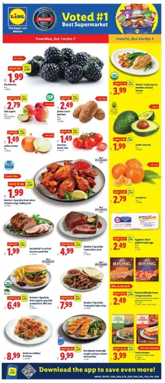 Preview of Lidl weekly ads valid from 01.10.2025