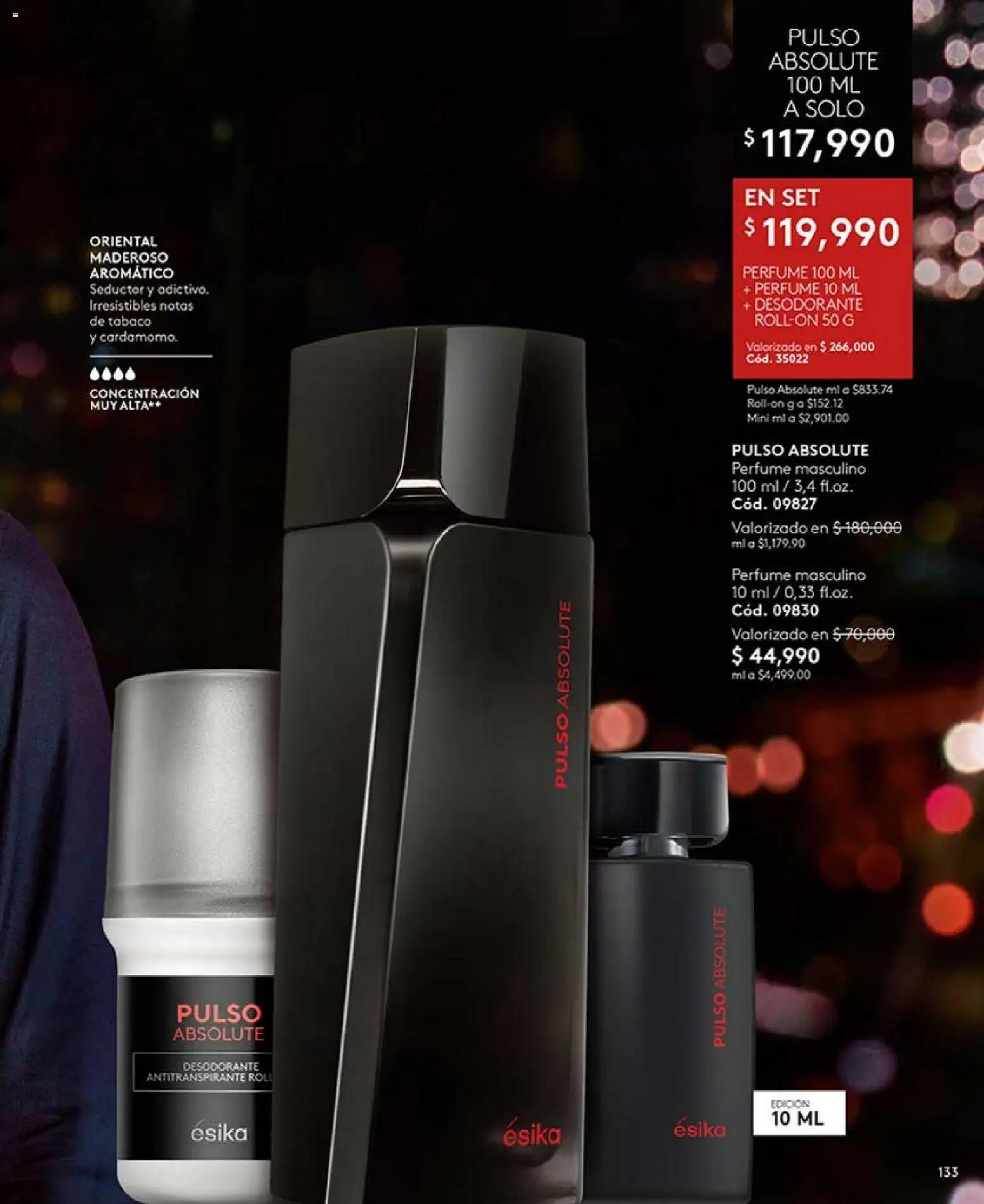 Ésika revista - valida desde el 01.02.2026 | Página: 133 | Productos: Perfume, Desodorante, Antitranspirante