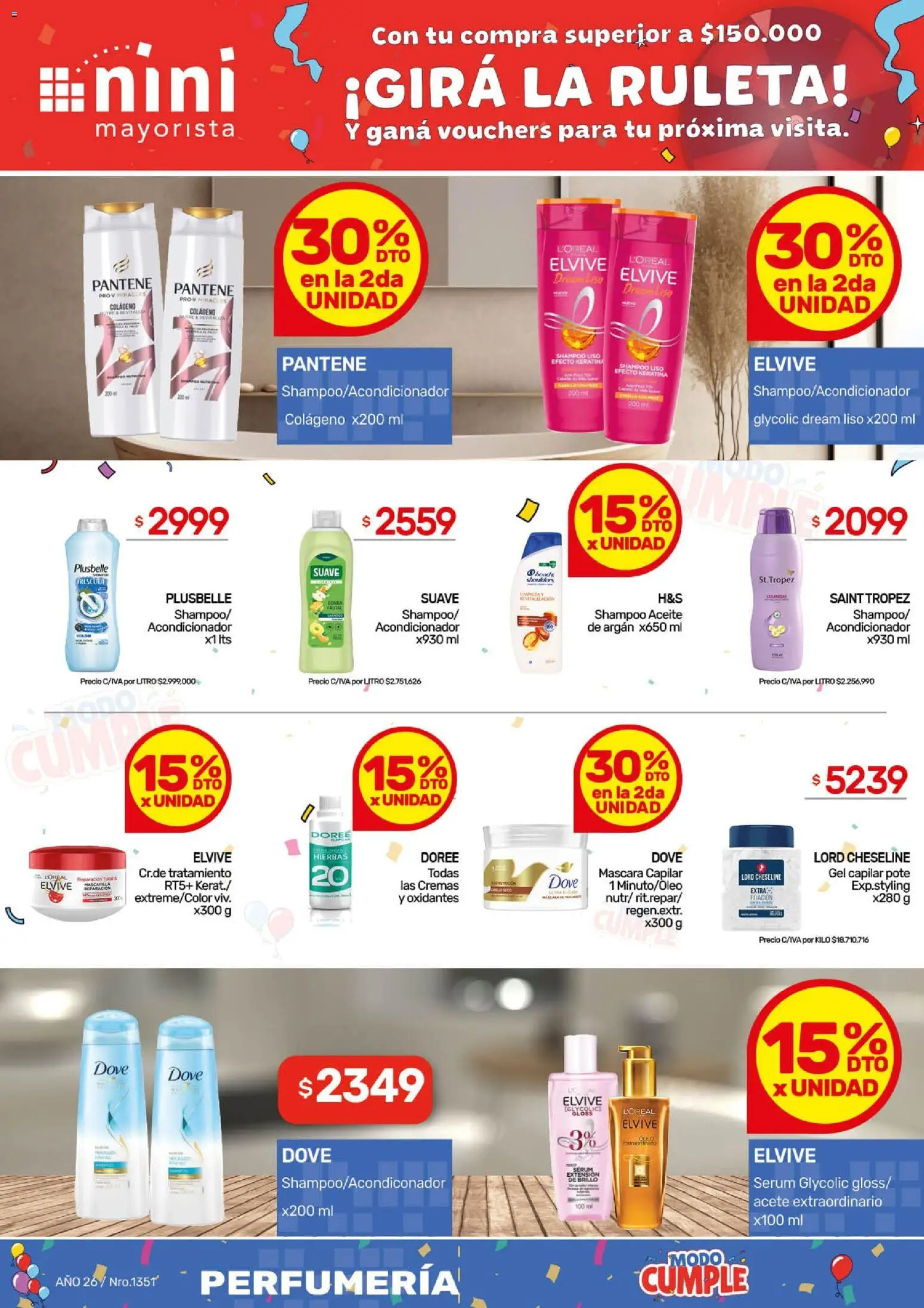 NINI Mayorista - Ofertas │ válido desde el 16.03.2026 | Página: 2 | Productos: Aceite, Máscara, Acondicionador, Brillo