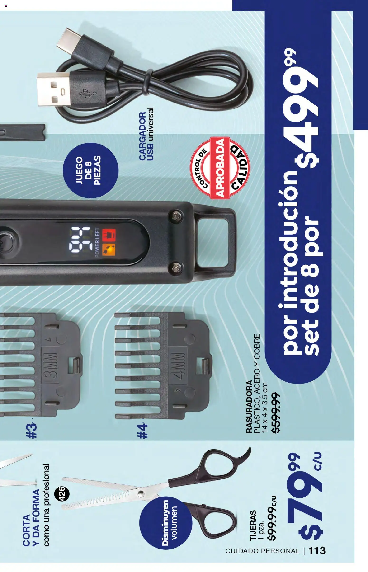 Nuevas ofertas de Fuller válidas en toda la República Mexicana desde el 18.02.2026. ¡Encuentra las mejores ofertas en Fuller campaña 23 2026! | Página: 113 | Productos: Usb, Cargador, Juego, Rasuradora