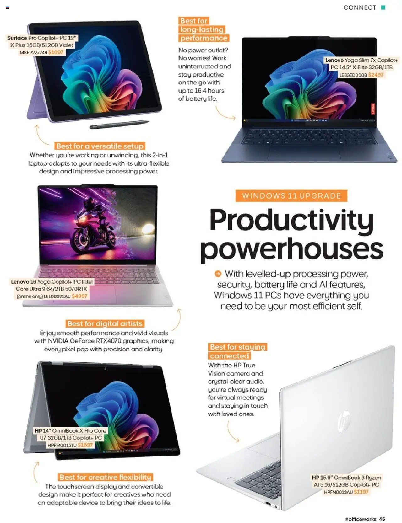 Officeworks catalogue - valid from 13.08.2025 | Page: 46 | Products: Battery, Device, Camera, Laptop