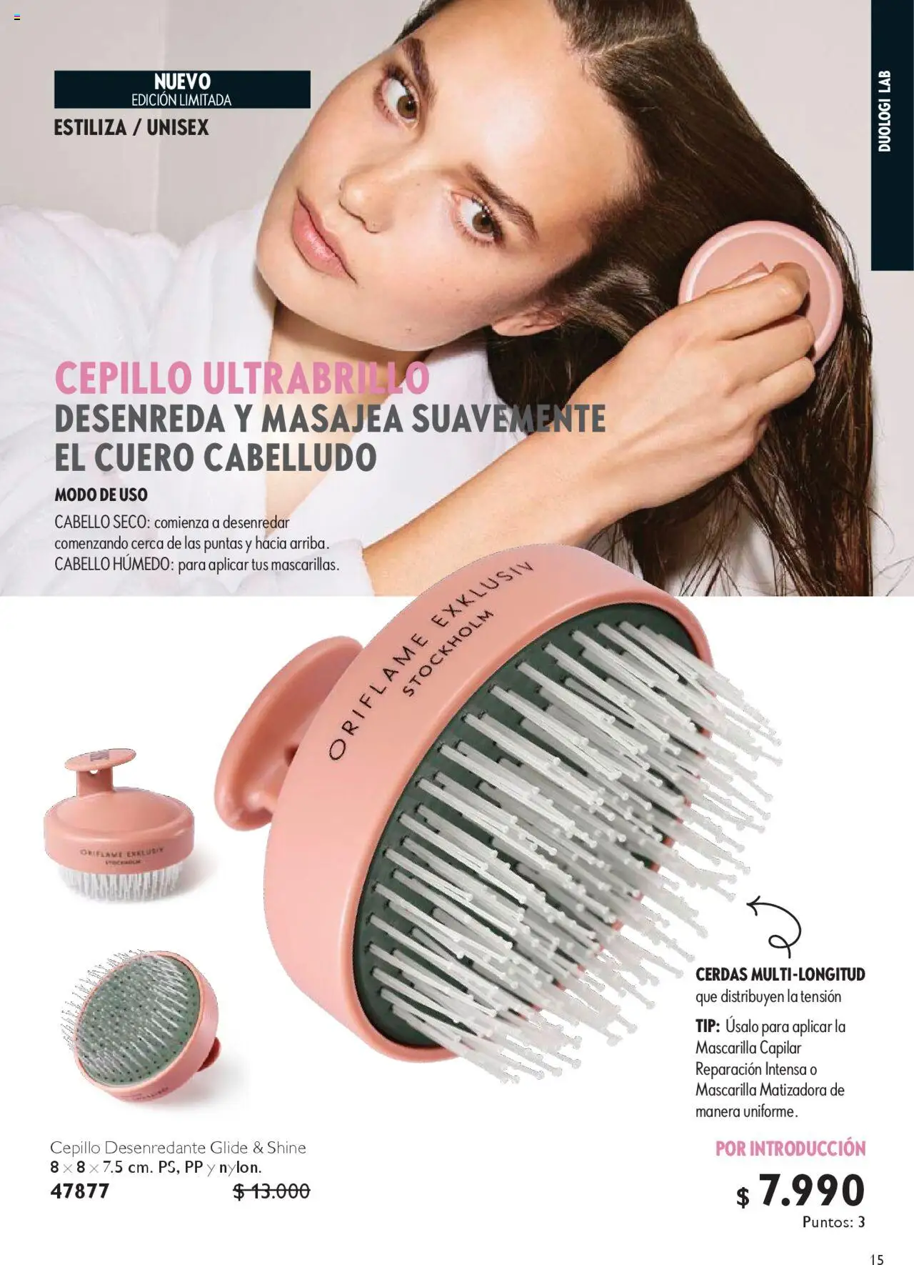 Oriflame catálogo │ válido desde el 04.10.2025 | Página: 15 | Productos: Cepillo, Mascarilla