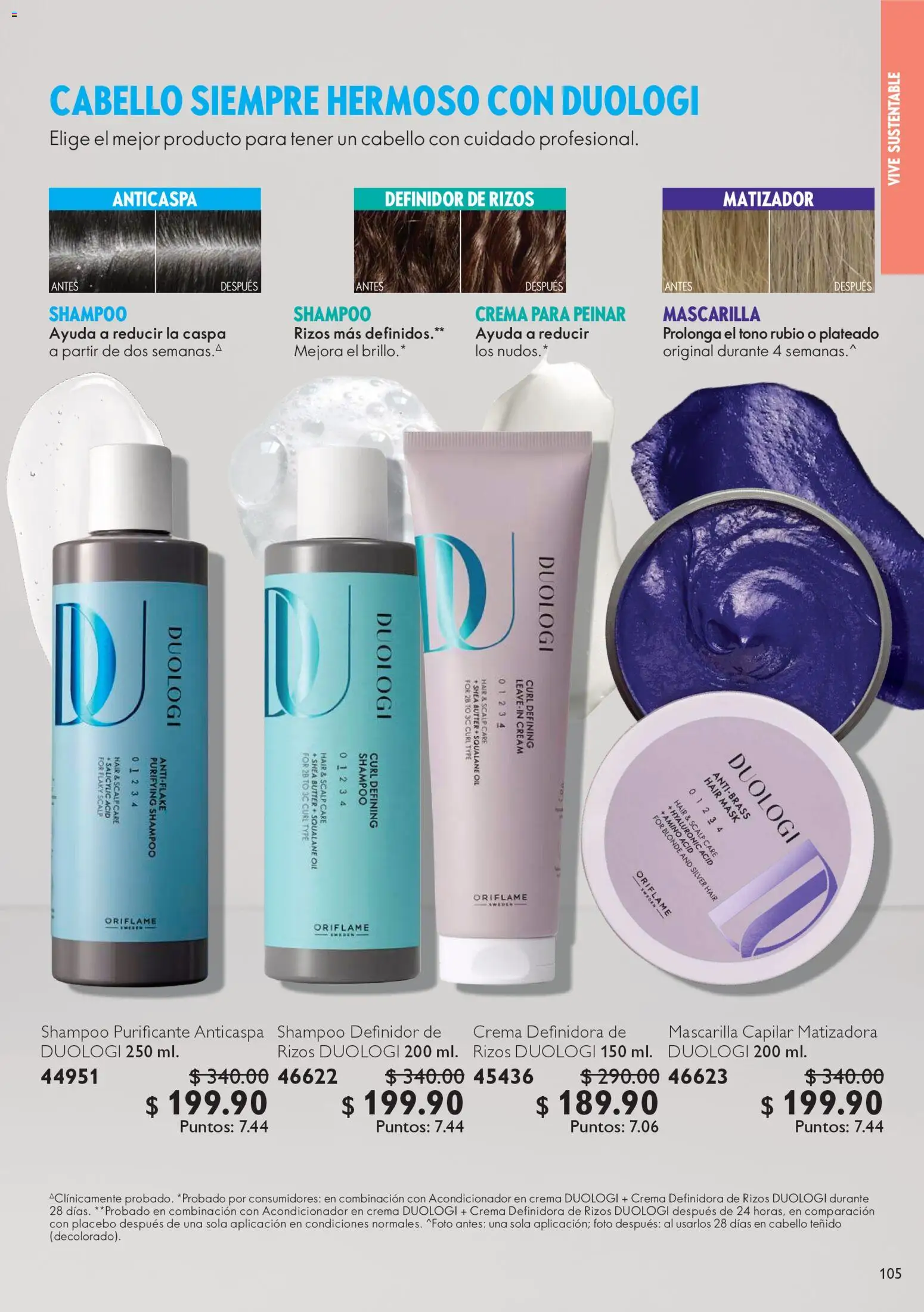 Nuevas ofertas de Oriflame válidas en toda la República Mexicana desde el 06.12.2025. ¡Encuentra las mejores ofertas en Oriflame campaña 12 2025! | Página: 105 | Productos: Crema, Mascarilla, Acondicionador