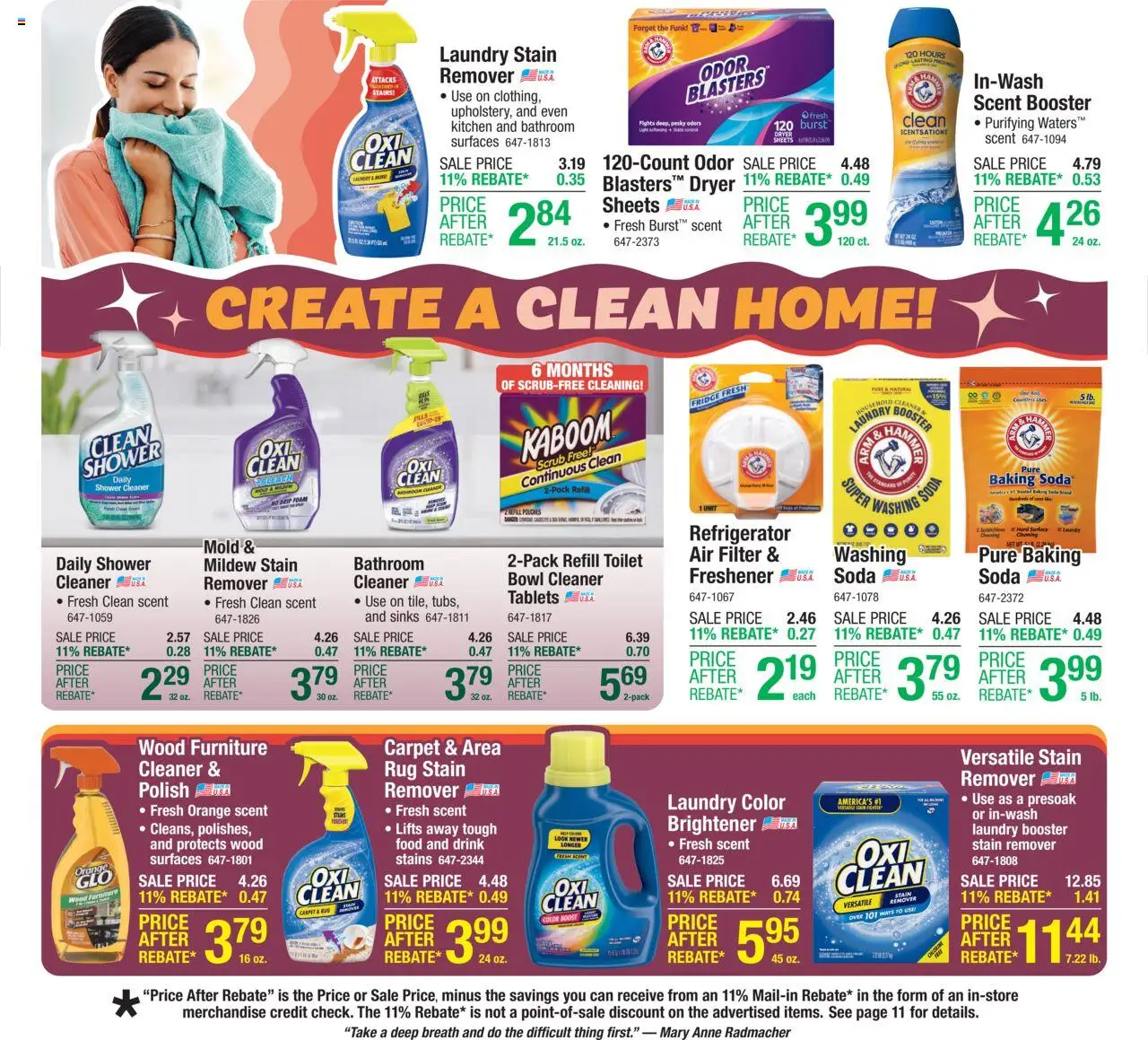 Menards - Weekly Ad - valid from 24.09.2025 | Page: 18 | Products: Shower, Carpet, Stain remover, Air Filter