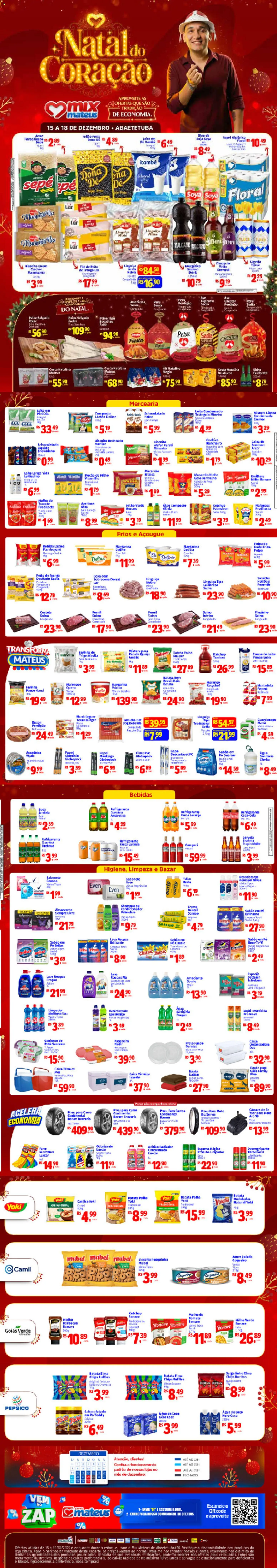 Mateus Folheto - válido de 15.12.2025 | Página: 1 | Produtos: Pó, Biscoito, Leite, Queijo