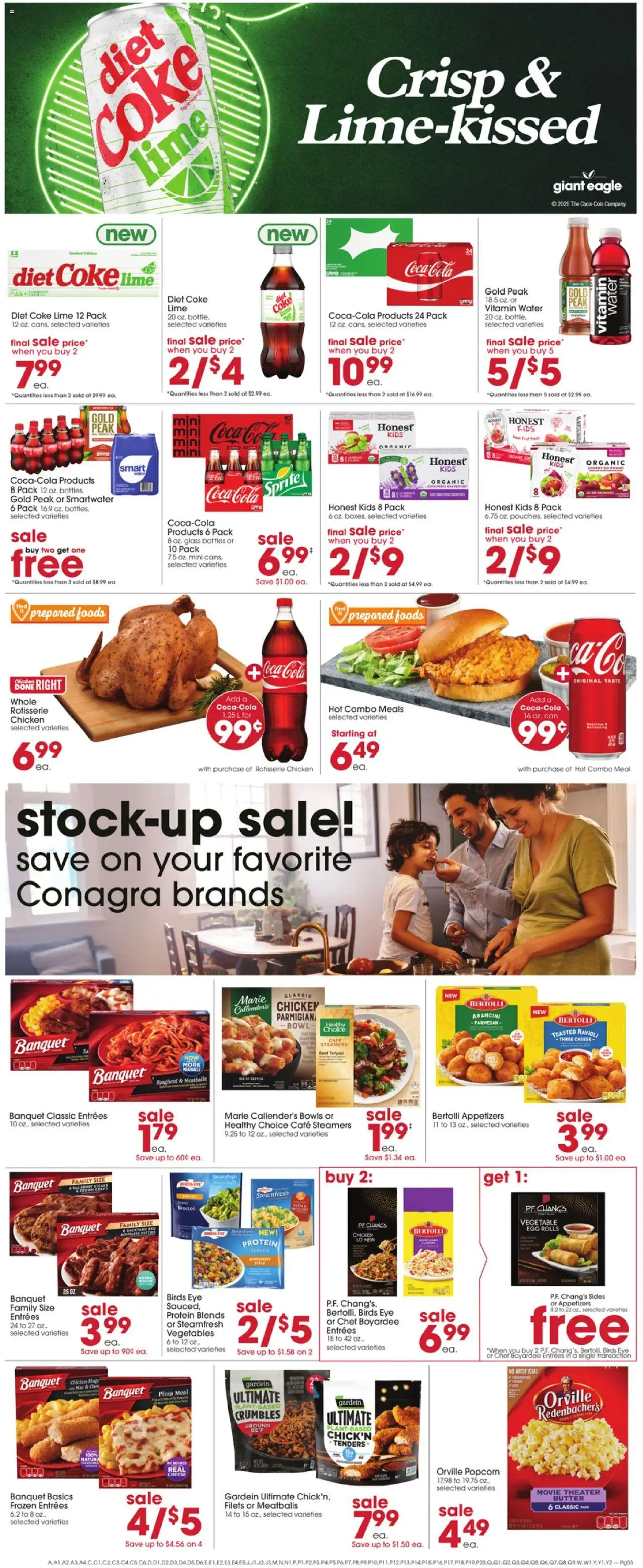 Giant Eagle Weekly Ad - valid from 16.10.2025 | Page: 3 | Products: Broccoli, Butter, Pasta, Lime