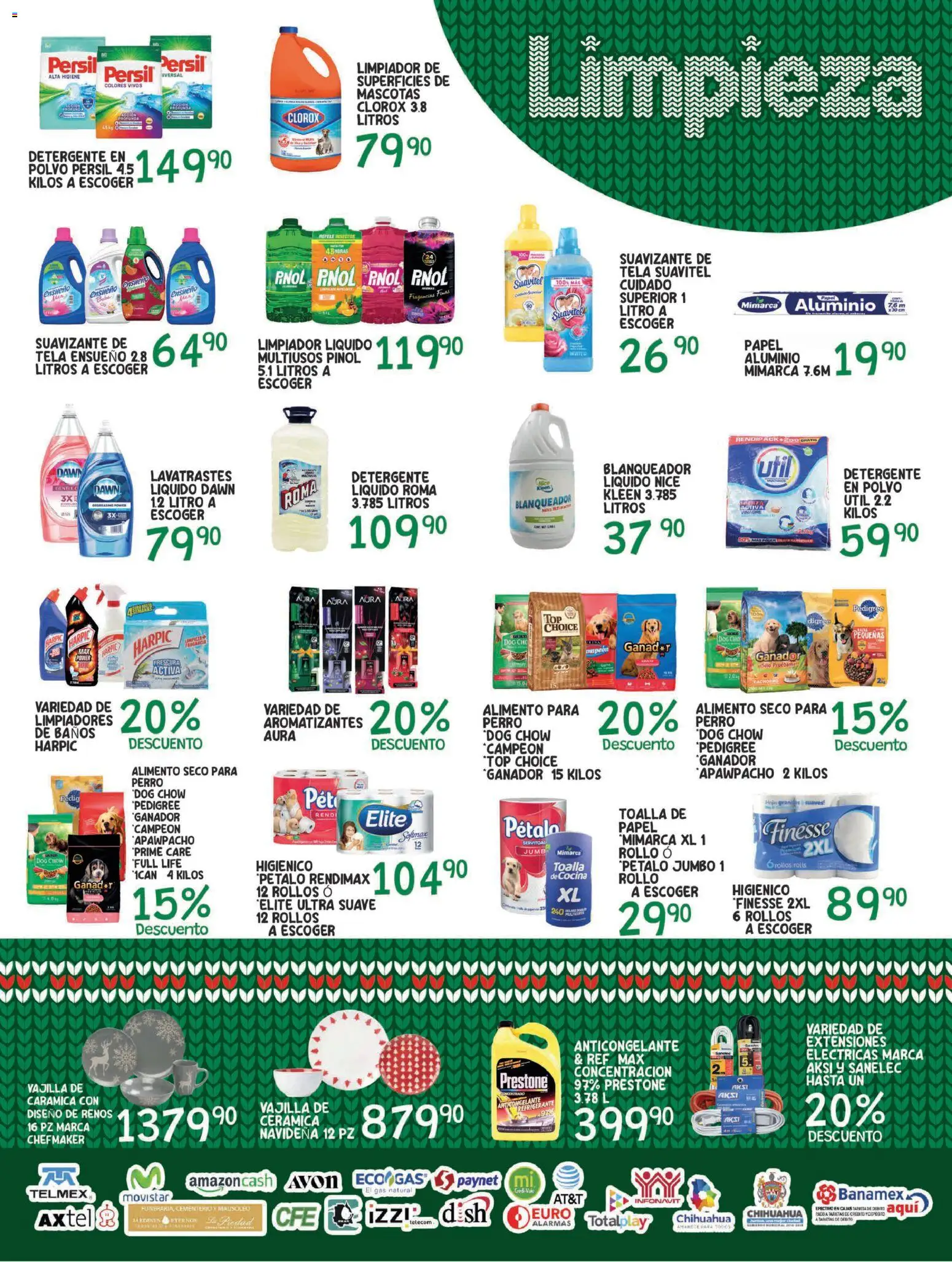 Nuevas ofertas de Alsuper válidas en toda la República Mexicana desde el 16.12.2025. ¡Encuentra las mejores ofertas en Alsuper folleto Chihuahua Capital! | Página: 5 | Productos: Detergente, Extensión, Toalla, Polvo