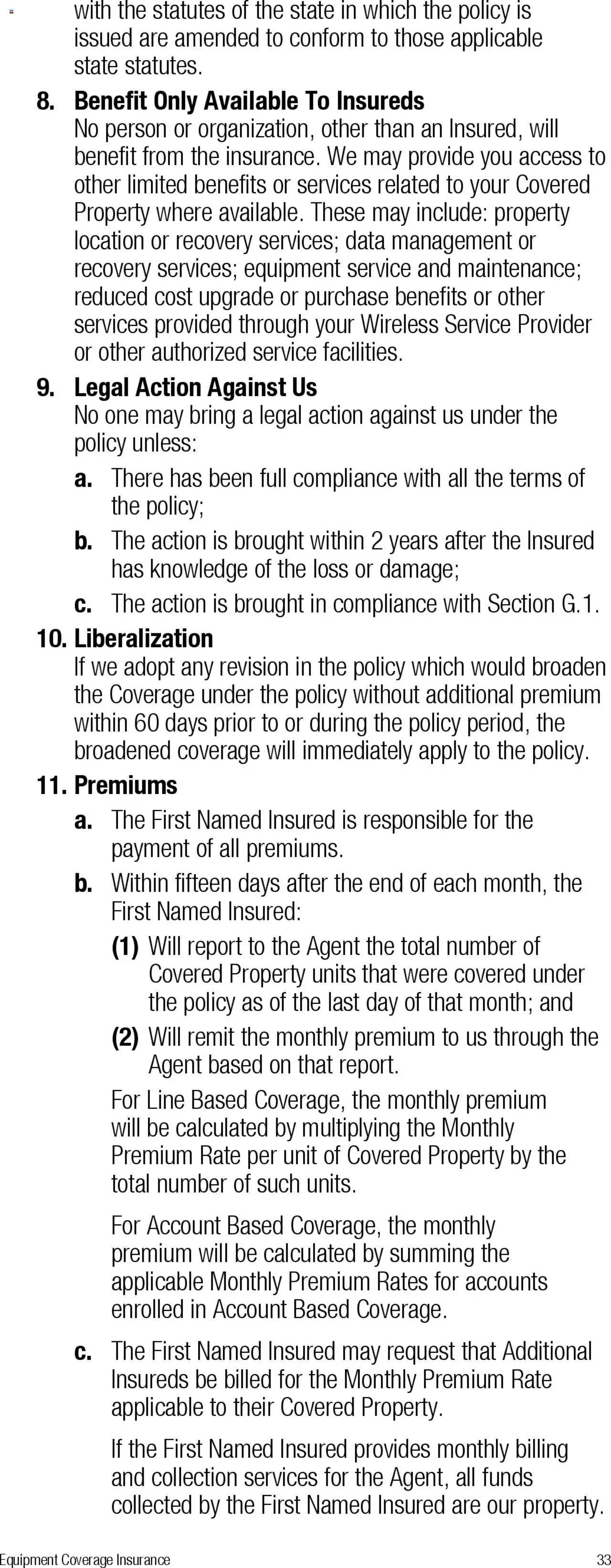 Verizon - Total Mobile Protection for Business and Multi-Devices for Business - valid from 13.03.2025 | Page: 33