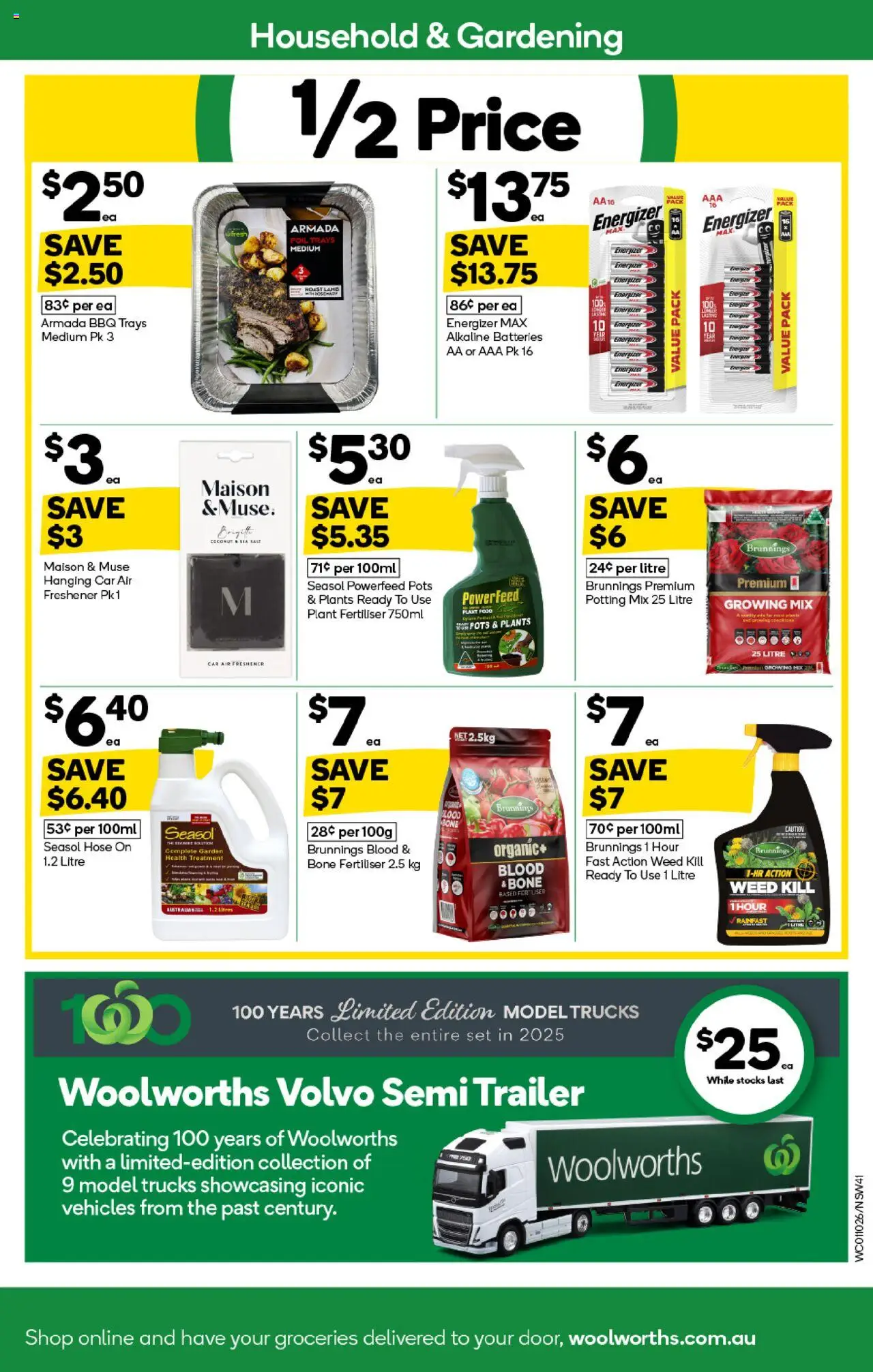 Woolworths catalogue - valid from 01.10.2025 | Page: 39 | Products: Household, Plant, Batteries, Treatment