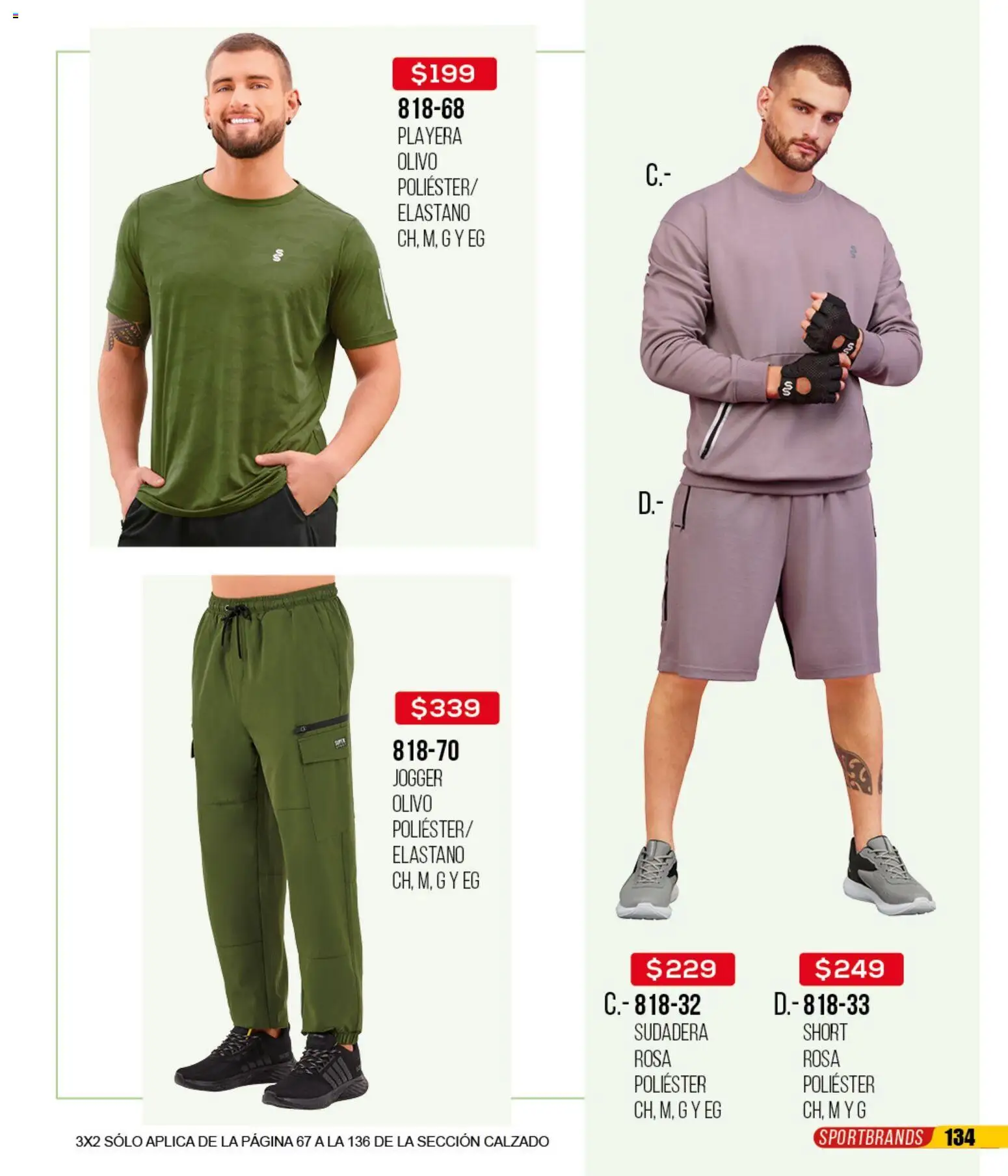 Nuevas ofertas de Cklass válidas en toda la República Mexicana desde el 14.04.2026. ¡Encuentra las mejores ofertas en Cklass catálogo 3X2 Digital Ropa! | Página: 231 | Productos: Sudadera, Playera, Short