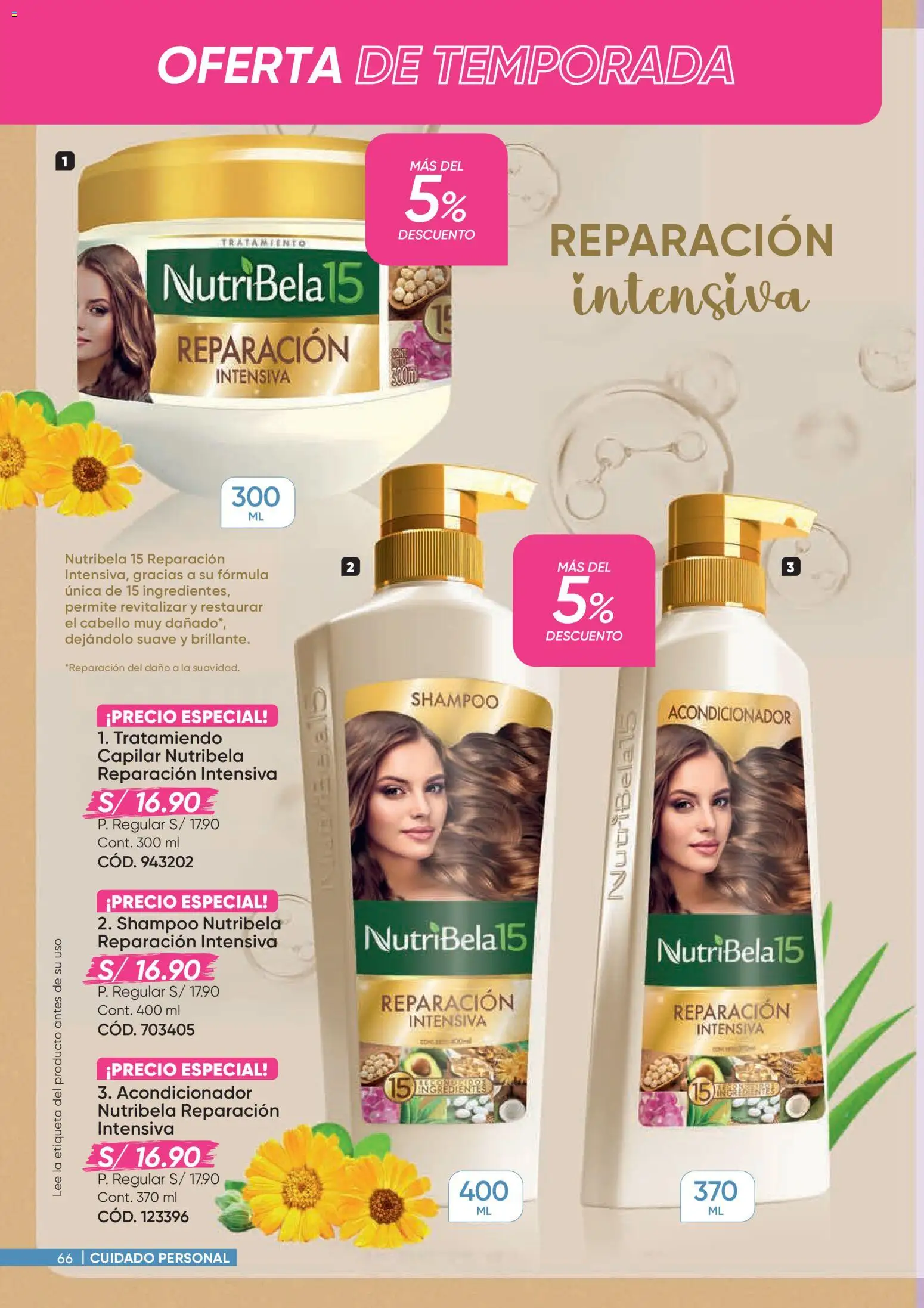 Catálogo Azzorti válido desde 26.01.2026 | Página: 66 | Productos: Shampoo, Acondicionador