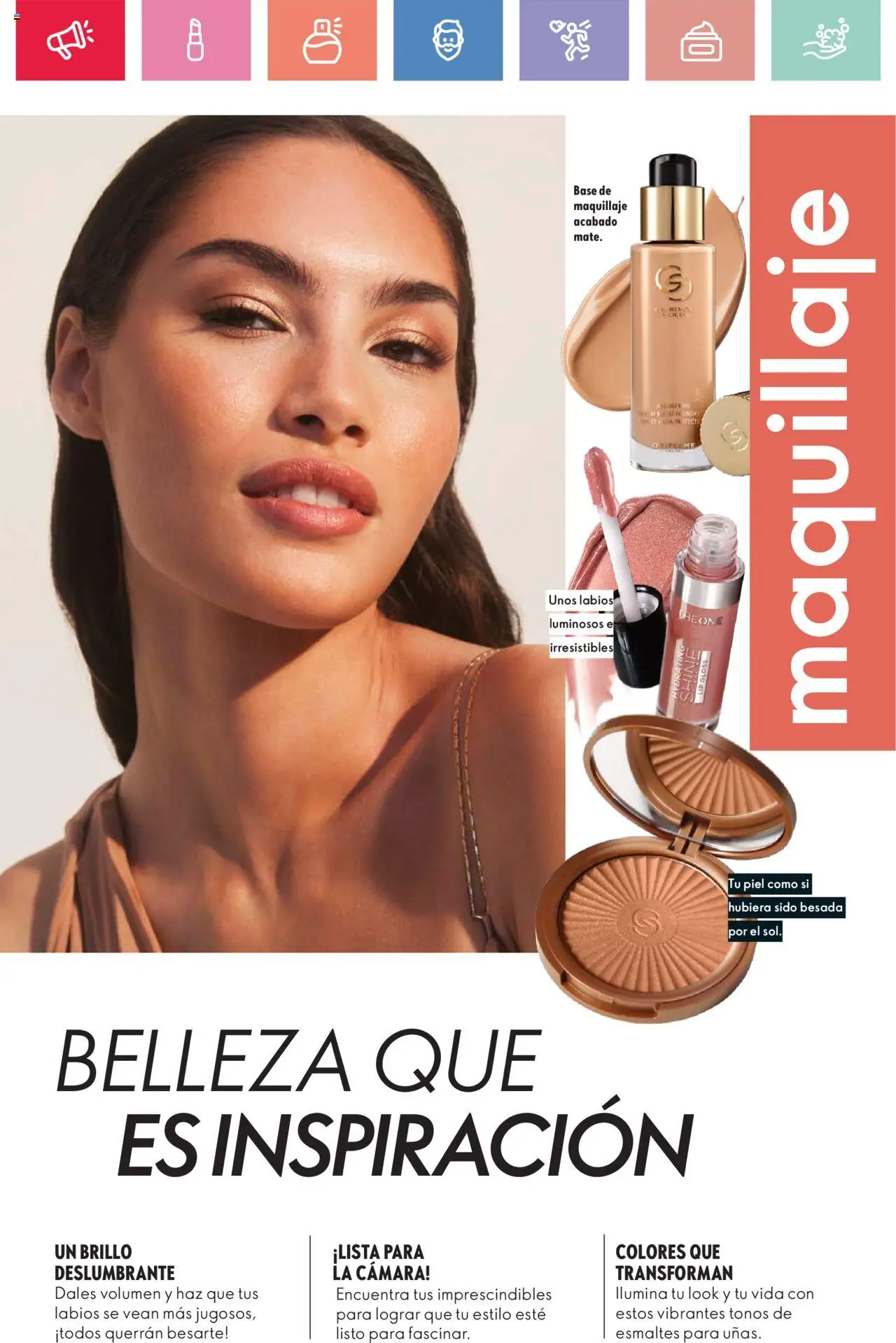 Oriflame catálogo │ válido desde el 23.08.2025 | Página: 19 | Productos: Brillo, Maquillaje, Mate, Base de maquillaje