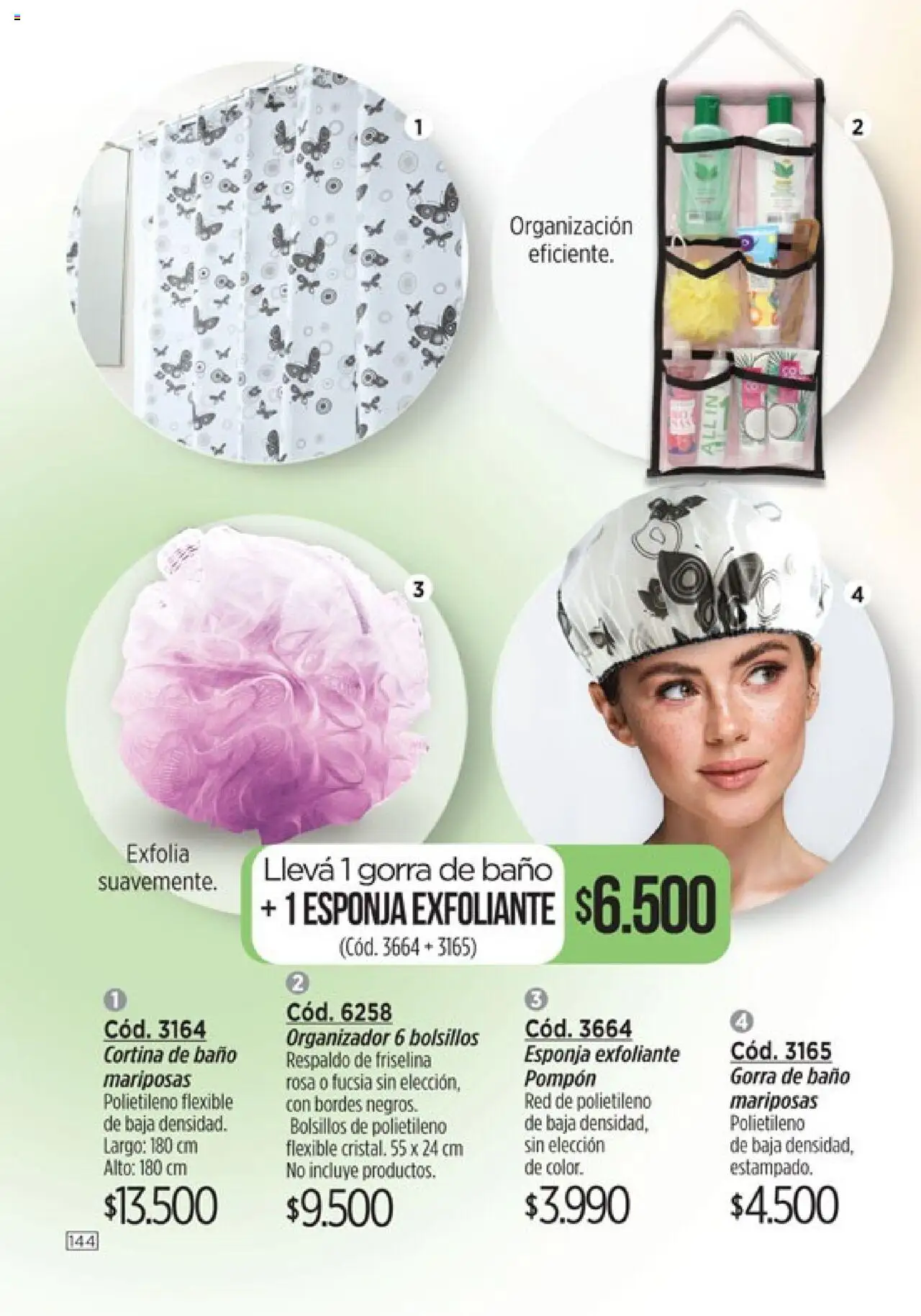 Catálogo Amodil Campaña 14 │ válido desde el 19.08.2025 | Página: 144 | Productos: Organizador, Flexible, Baño, Esponja