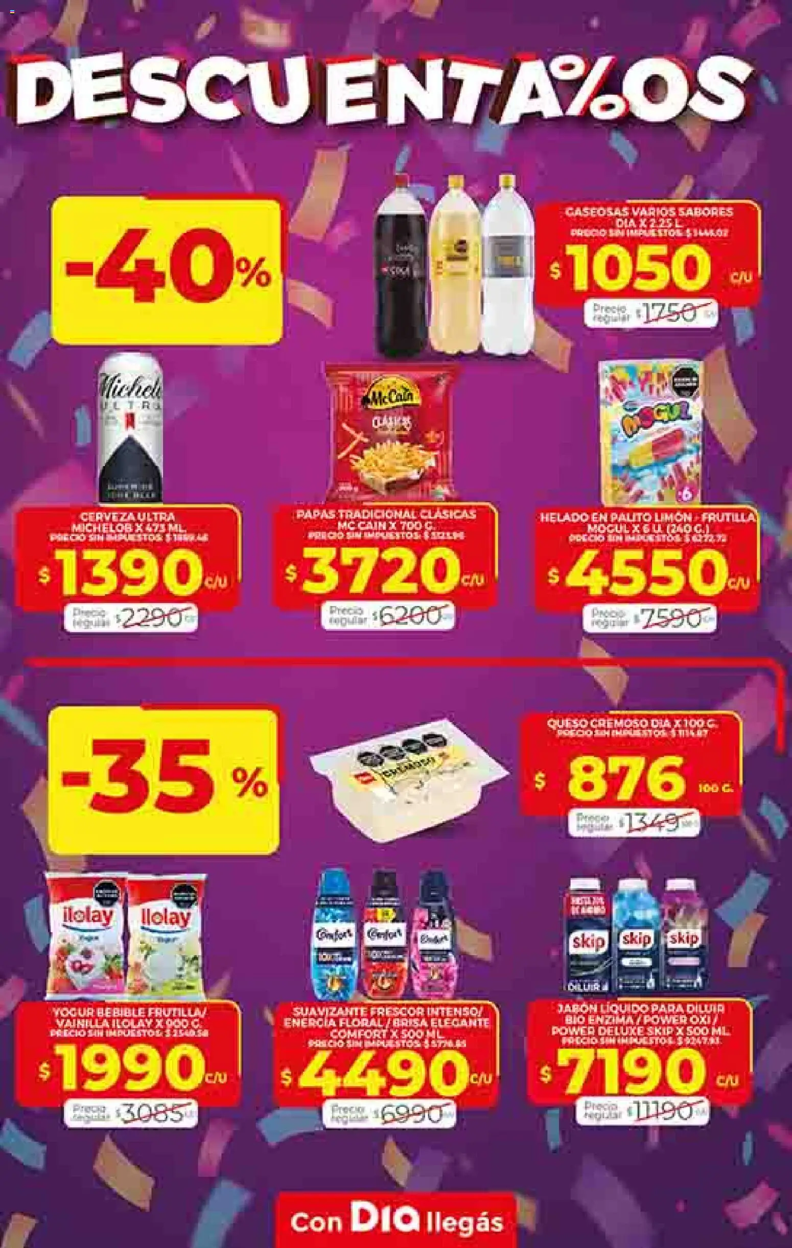 Dia - Ofertas - Salta y Jujuy │ válido desde el 26.11.2025 | Página: 47 | Productos: Helado, Queso, Yogur, Suavizante