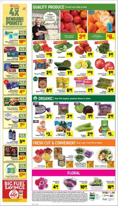 Preview of Lucky Supermarkets weekly ads valid from 04.03.2026 | Page: 4 | Products: Mandarins, Peppers, Chips, Ice cream