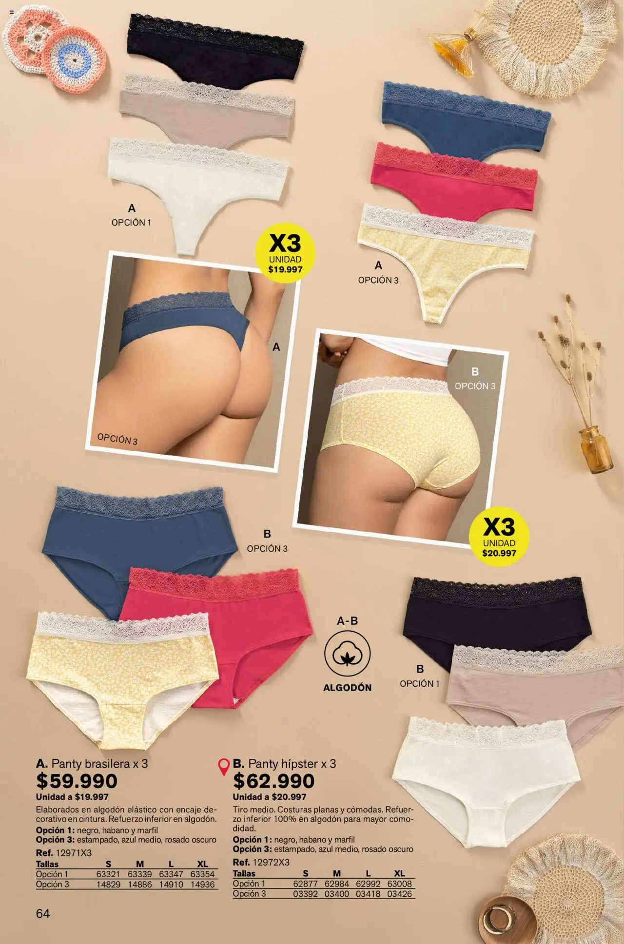 Leonisa revista - valida desde el 12.09.2025 | Página: 64 | Productos: Algodón
