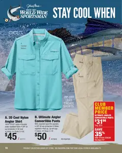 Preview of Cabela's weekly ads valid from 15.12.2025 | Page: 18 | Products: Shirt, Pants