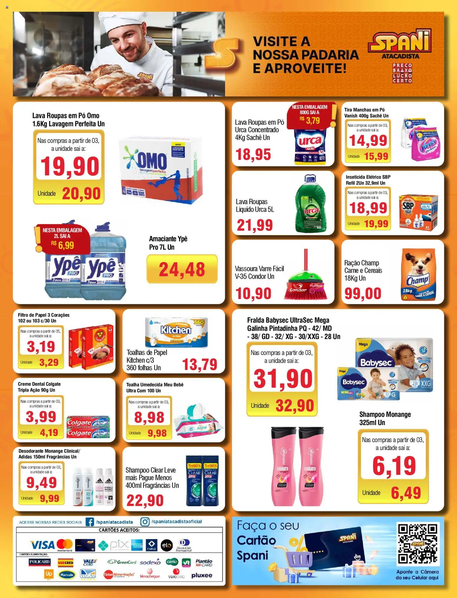 Spani Atacadista Folheto - válido de 20.01.2026 | Página: 4 | Produtos: Creme, Creme dental, Vanish, Amaciante