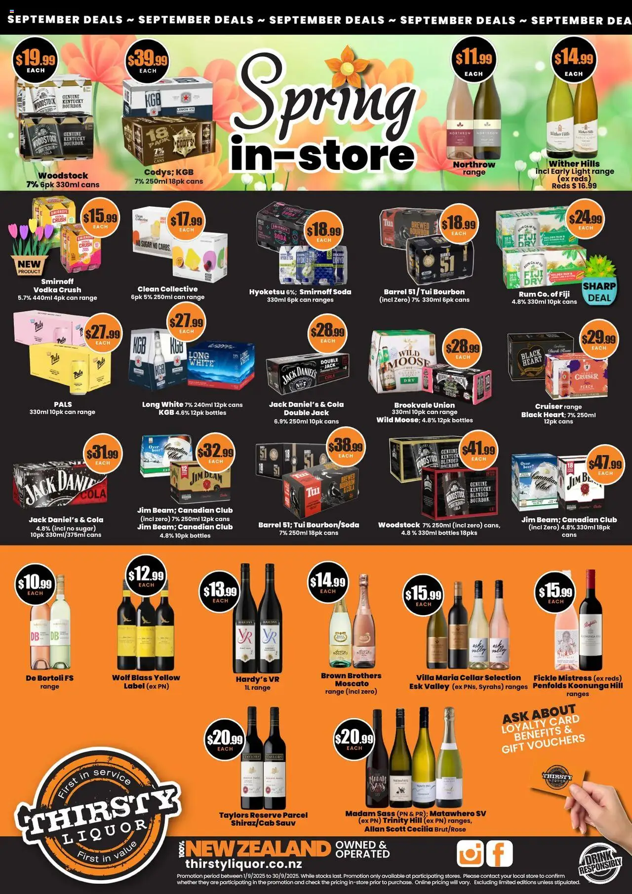 Thirsty Liquor catalogue from 01.09.2025 | Page: 1