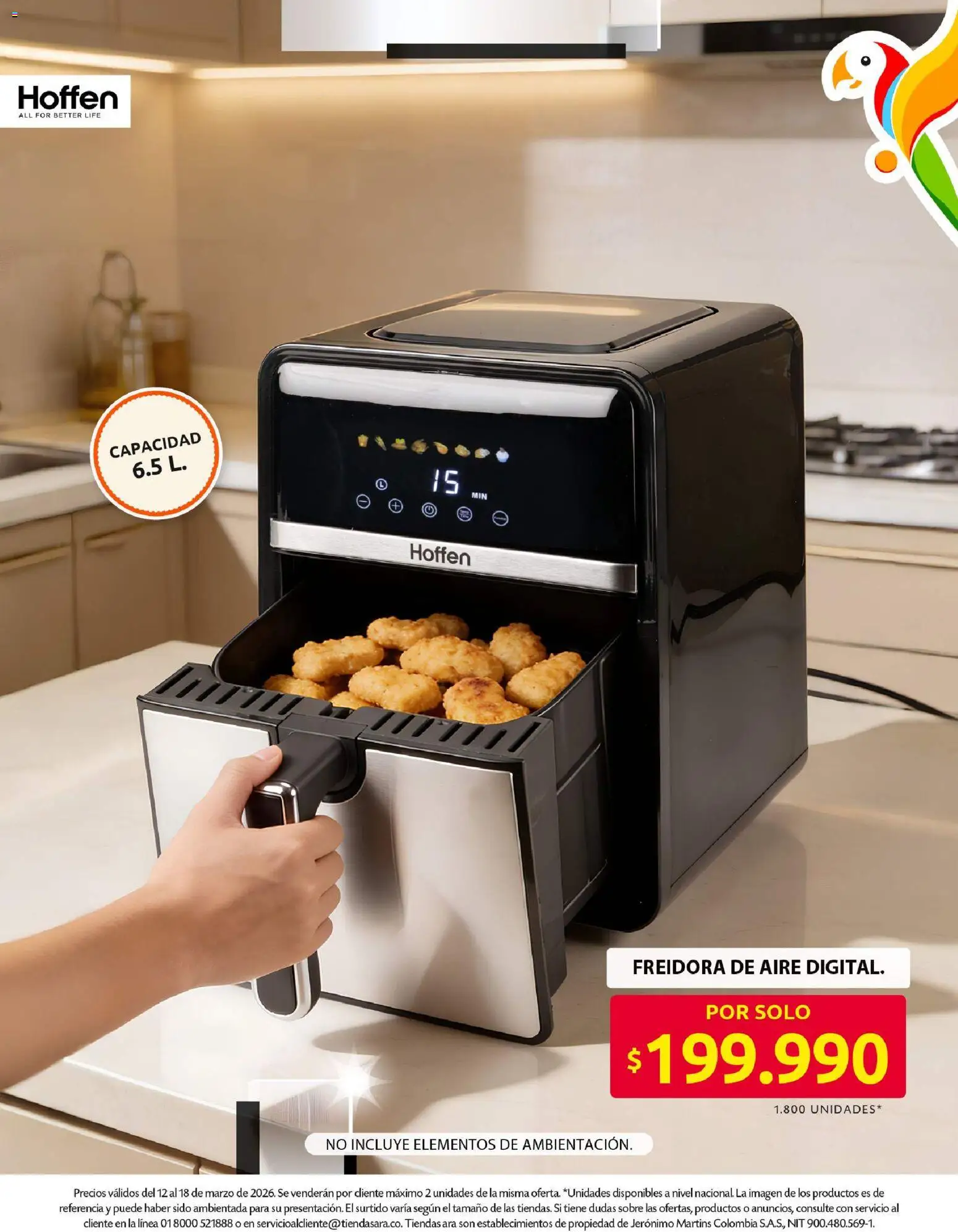 Ara revista - valida desde el 12.03.2026 | Página: 3 | Productos: Freidora de aire, Sobre, Freidora