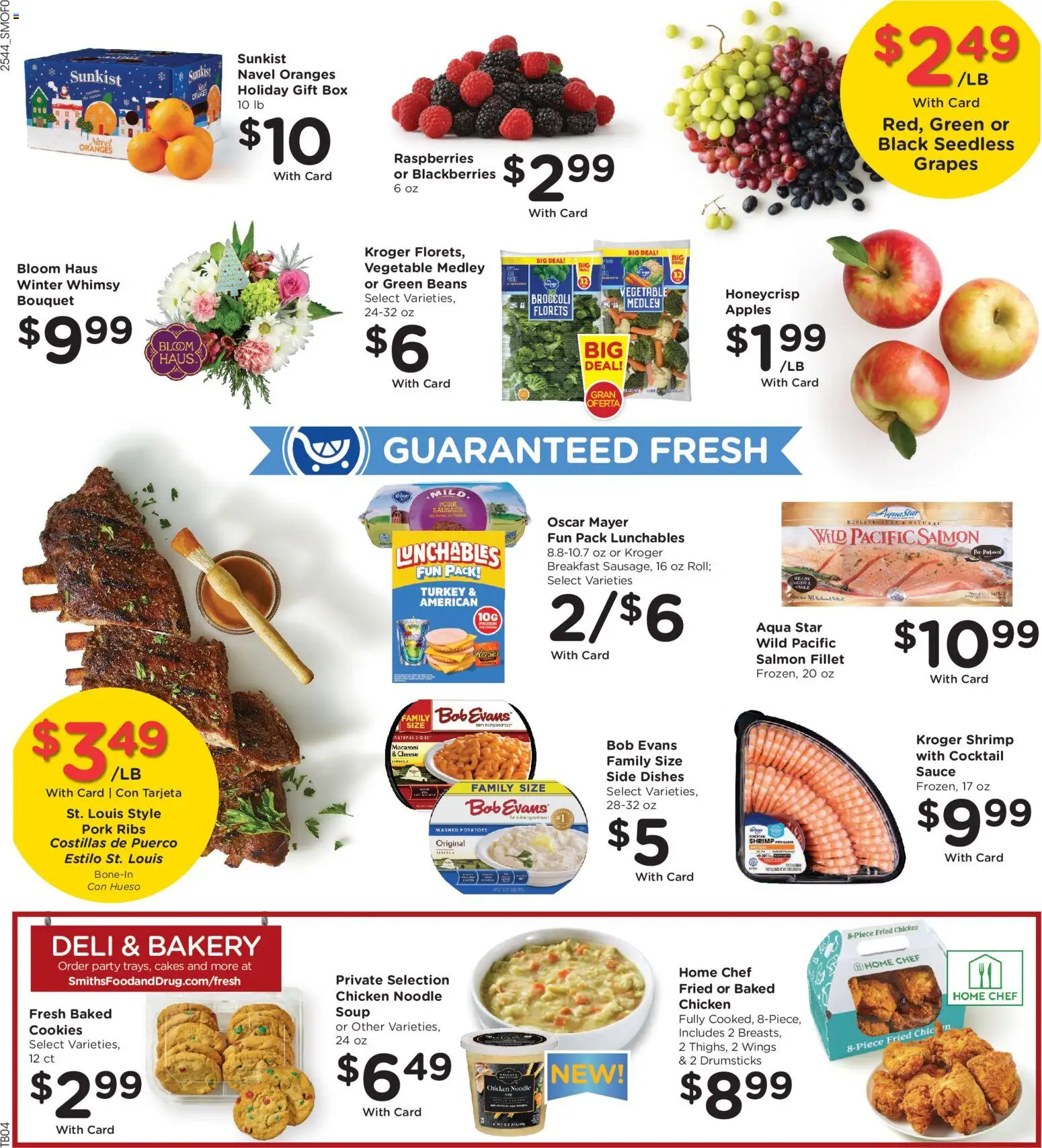 Smith's Weekly Ad - valid from 03.12.2025 | Page: 9 | Products: Cheese, Pork, Oranges, Potatoes