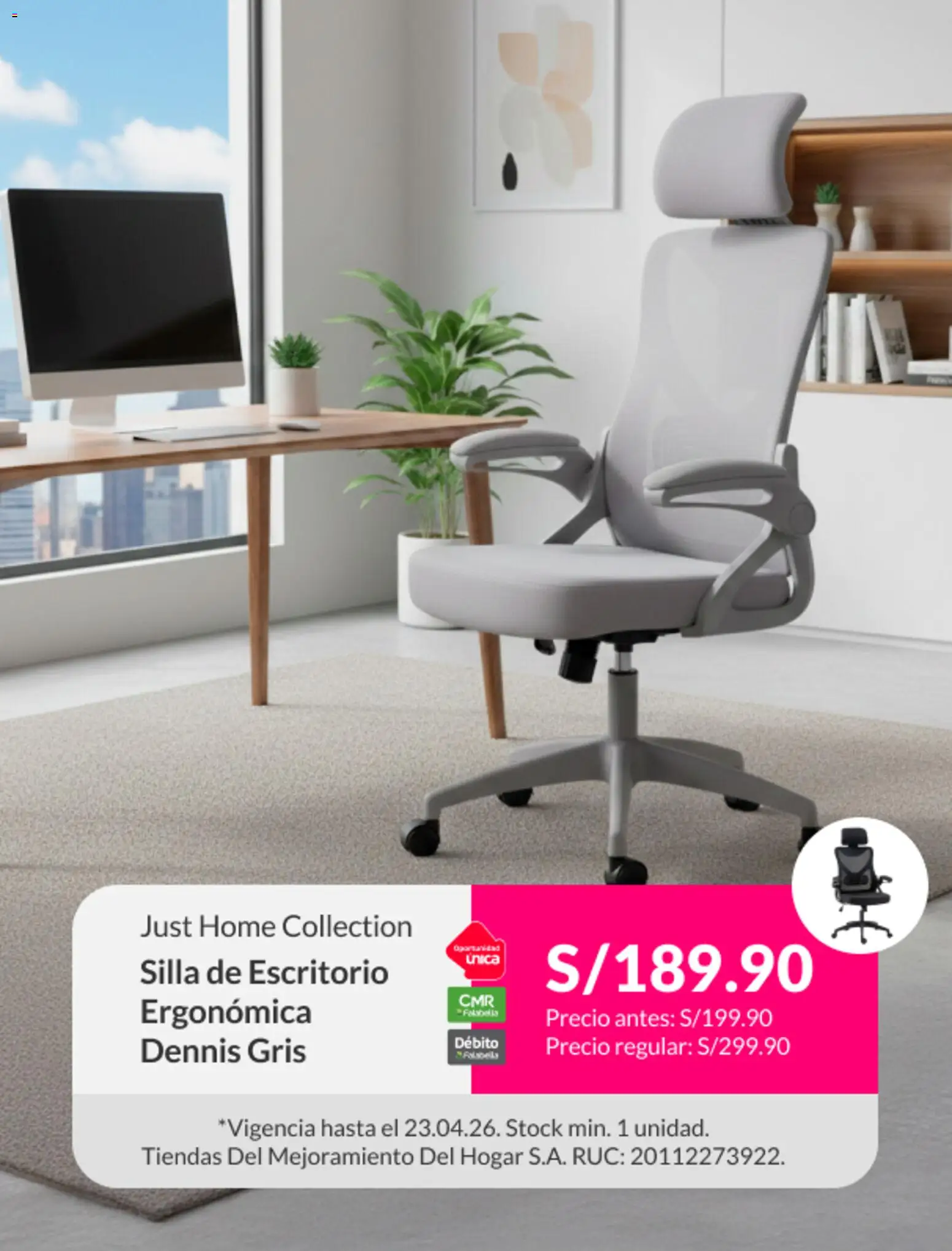Catálogo Sodimac válido desde 20.04.2026 | Página: 3 | Productos: Silla
