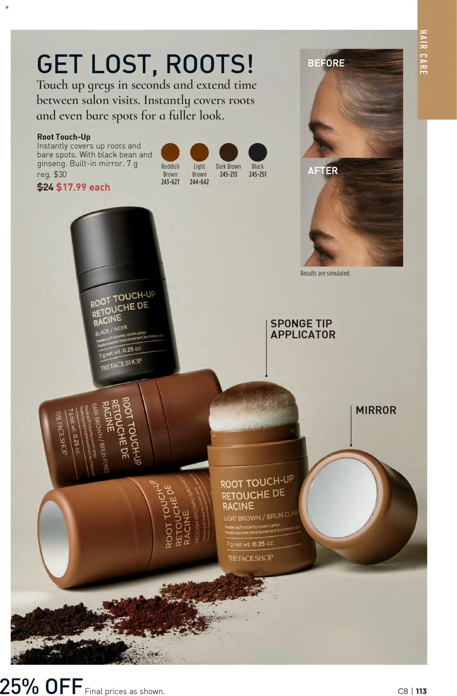 Avon flyer valid from 09.04.2026 | Page: 113 | Products: Powder, Sponge, Mirror