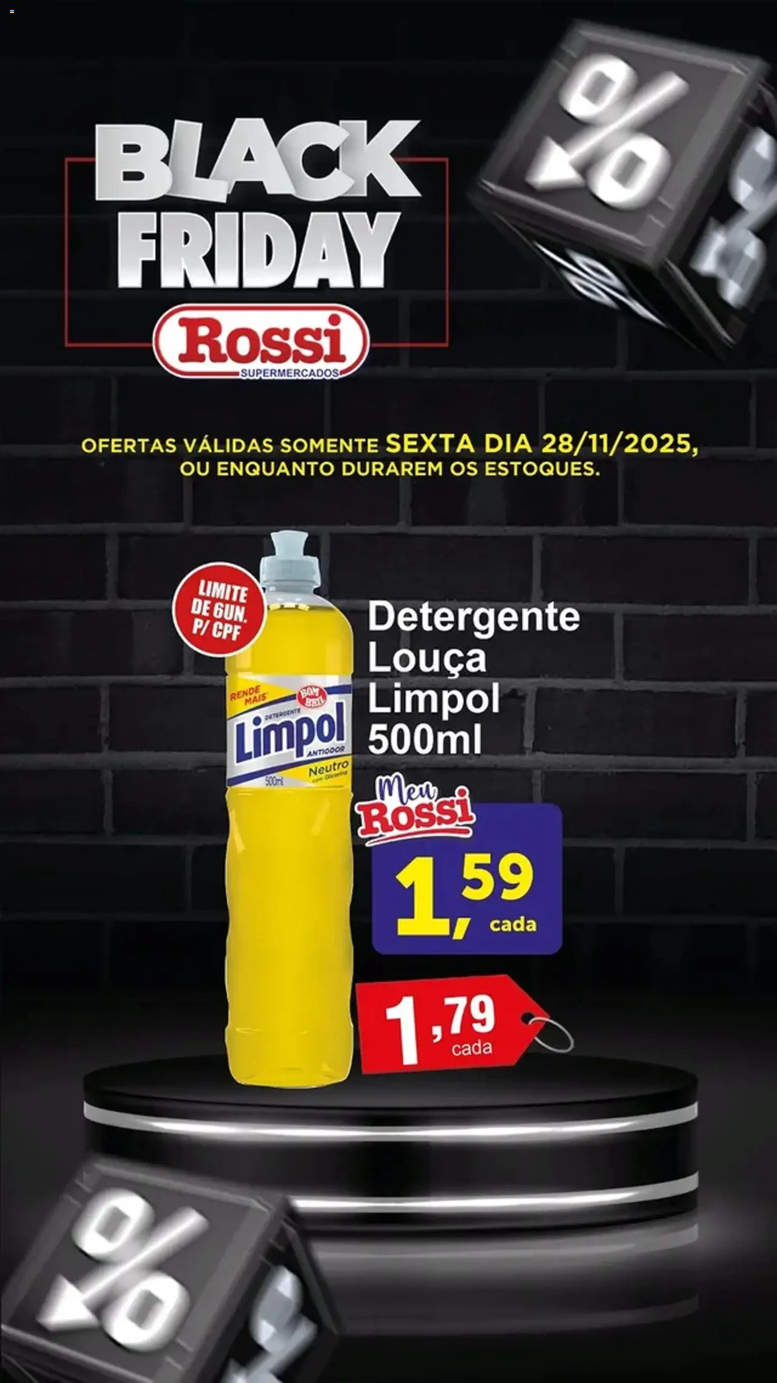 Rossi Supermercados Folheto - válido de 28.11.2025 | Página: 11 | Produtos: Detergente