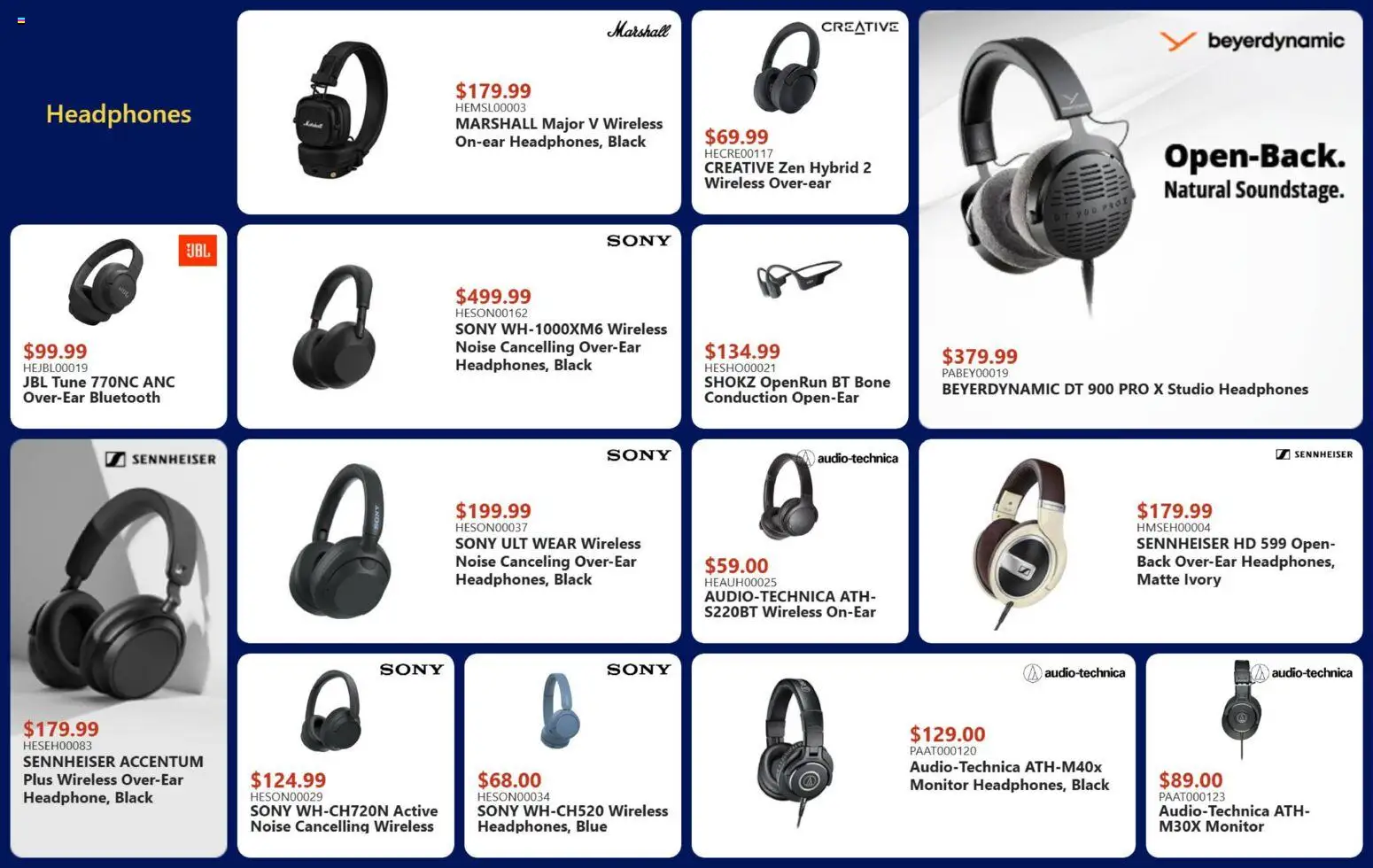 Canada Computers flyer valid from 27.03.2026 | Page: 16 | Products: Monitor, Headphones