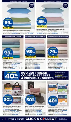 Preview of Spotlight Catalogue  - valid from 11.02.2026 | Page: 4 | Products: Linen, Weight, Mattress, Pillow