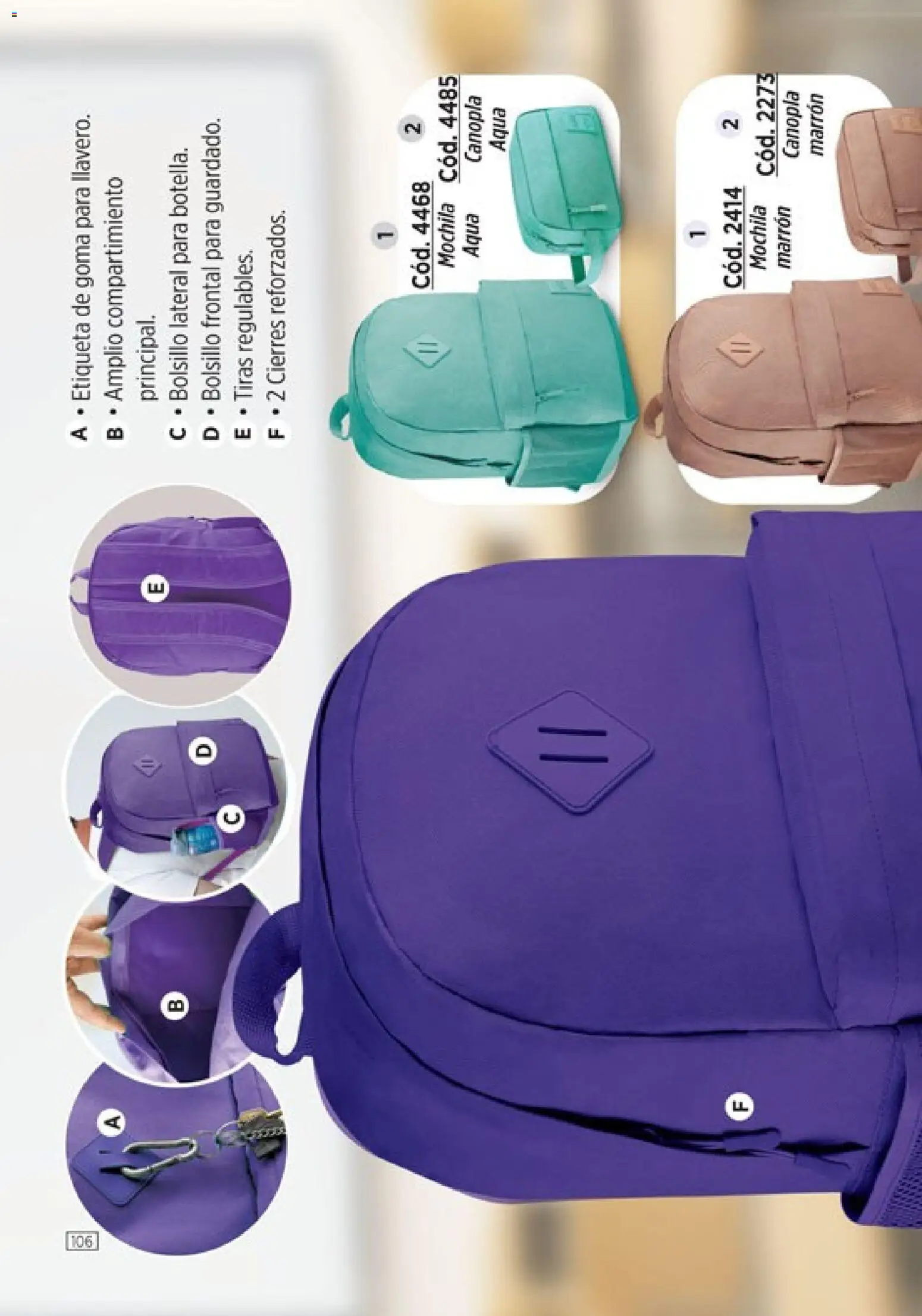 Catálogo Amodil Campaña 2 │ válido desde el 01.02.2026 | Página: 106 | Productos: Mochila