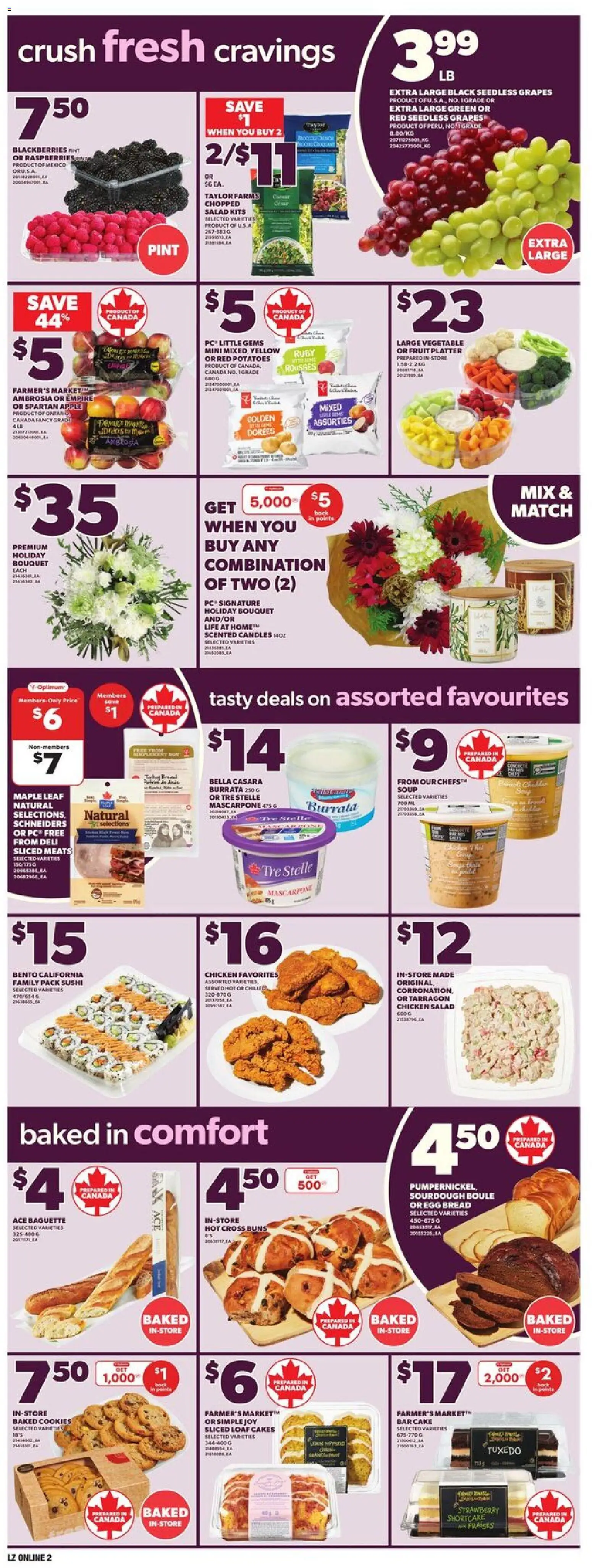 Zehrs flyer valid from 11.12.2025 | Page: 10 | Products: Cookies, Salad, PC, Chicken