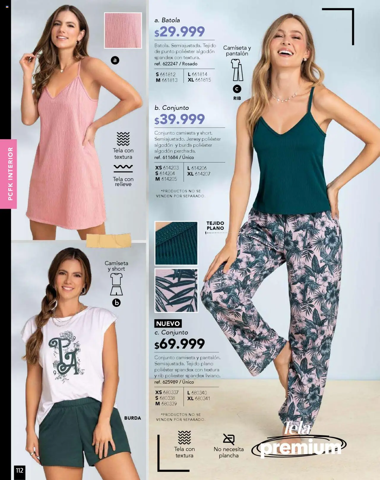 Pacifika revista - valida desde el 01.09.2025 | Página: 128 | Productos: Plancha, Algodón, Camiseta, Conjunto